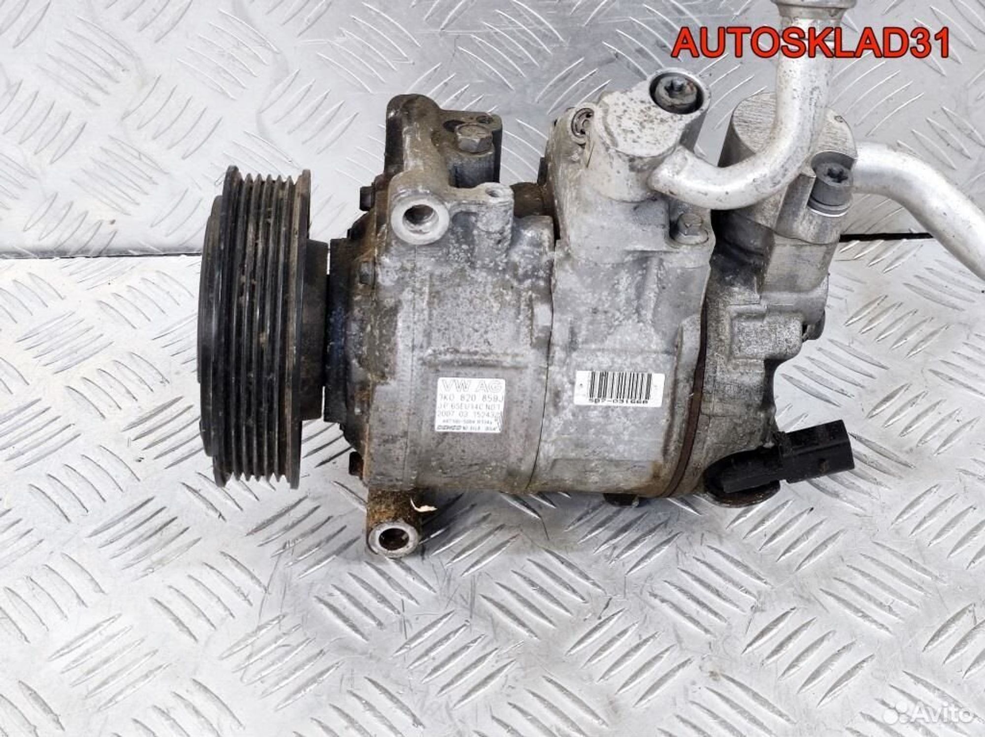 Компрессор кондиционера VW Golf 5 1K0820859J, 12200 рублей, Дубовое