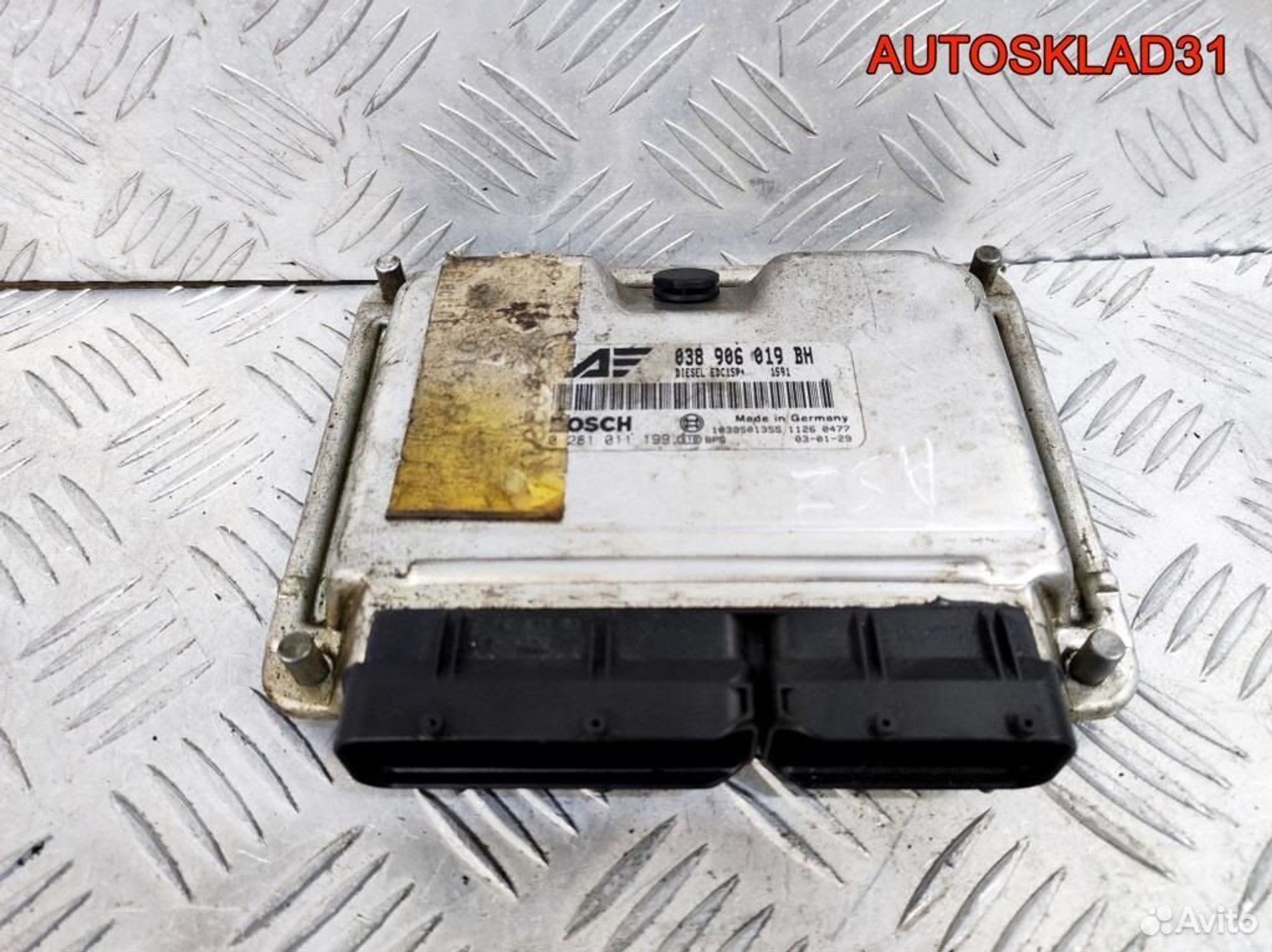 Блок эбу Volkswagen Sharan 1.9 TDI ASZ 038906019BH, 2000 рублей, Дубовое