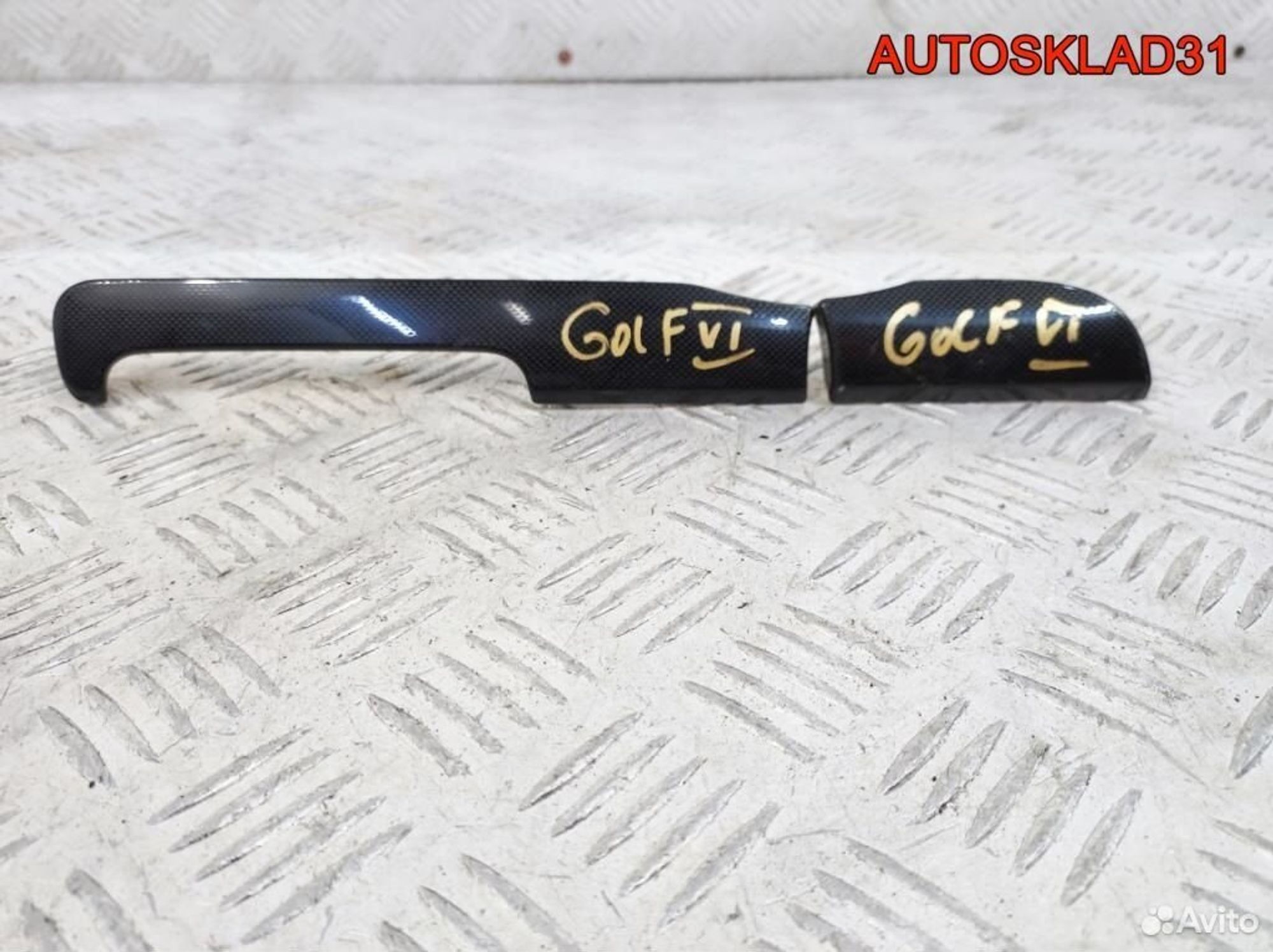 Накладка декоративная Volkswagen Golf 6 5K1858417B, 1100 рублей, Дубовое