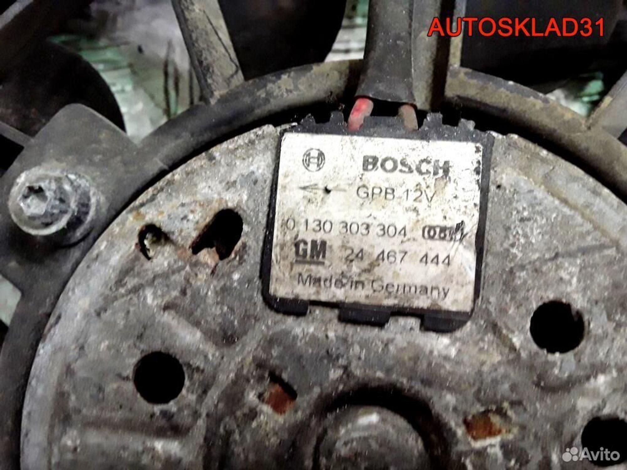 Вентилятор радиатора Opel Astra H 24467444, 2600 рублей, Дубовое