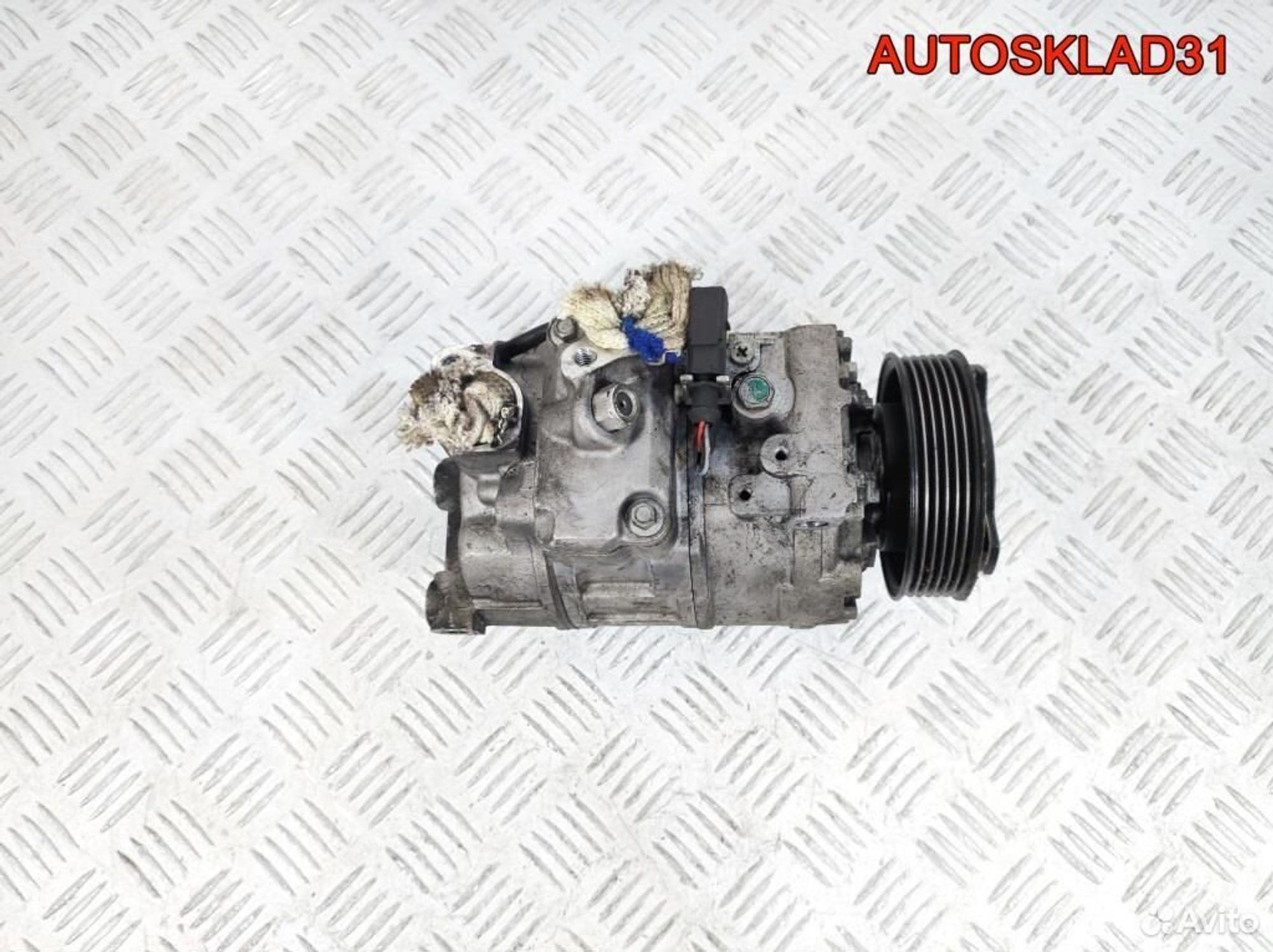 Компрессор кондиционера Audi A4 B7 3,0 ASB Дизель, 13300 рублей, Дубовое