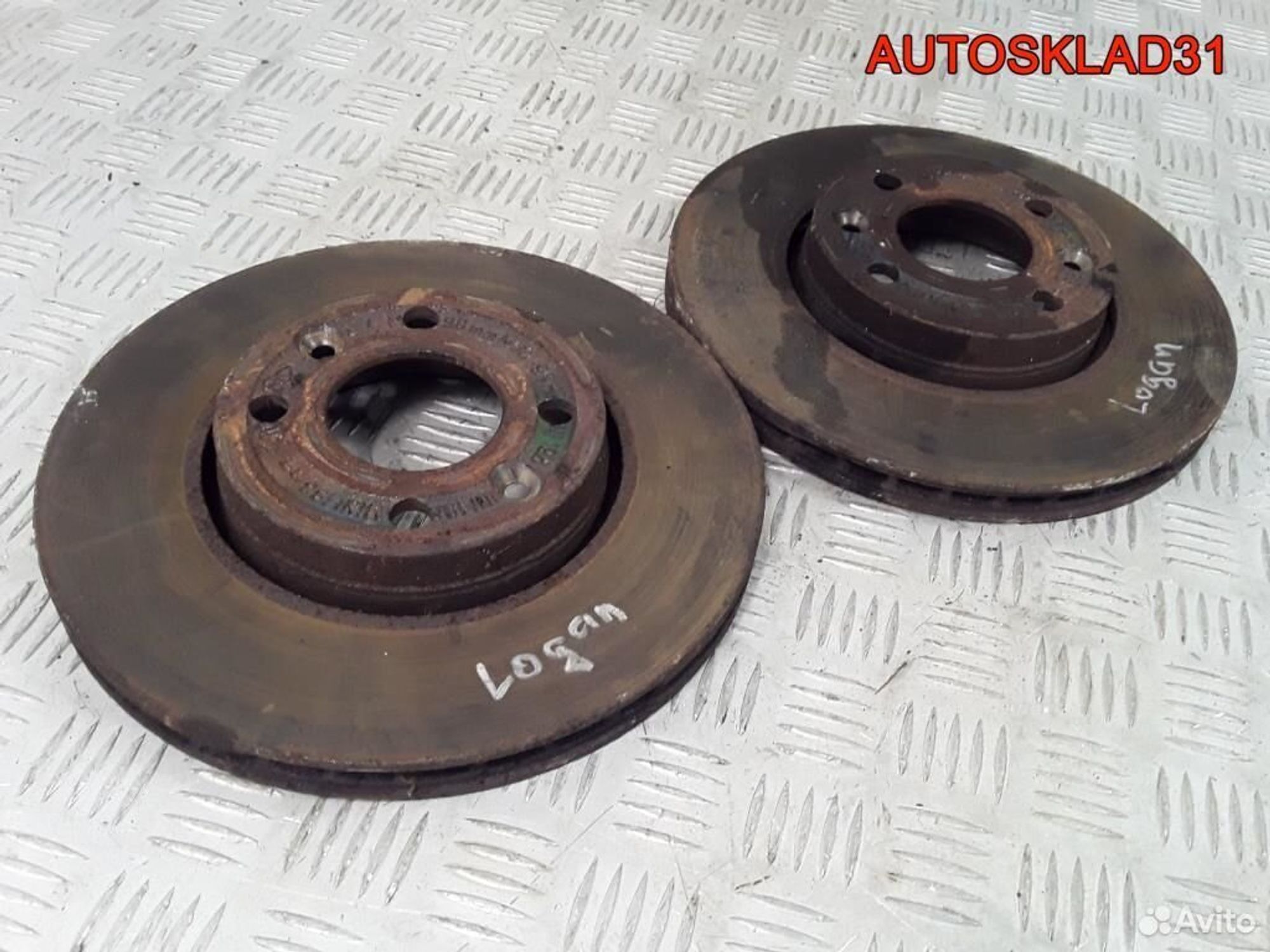 Диск тормозной передний Renault Logan 8201464598, 1700 рублей, Дубовое