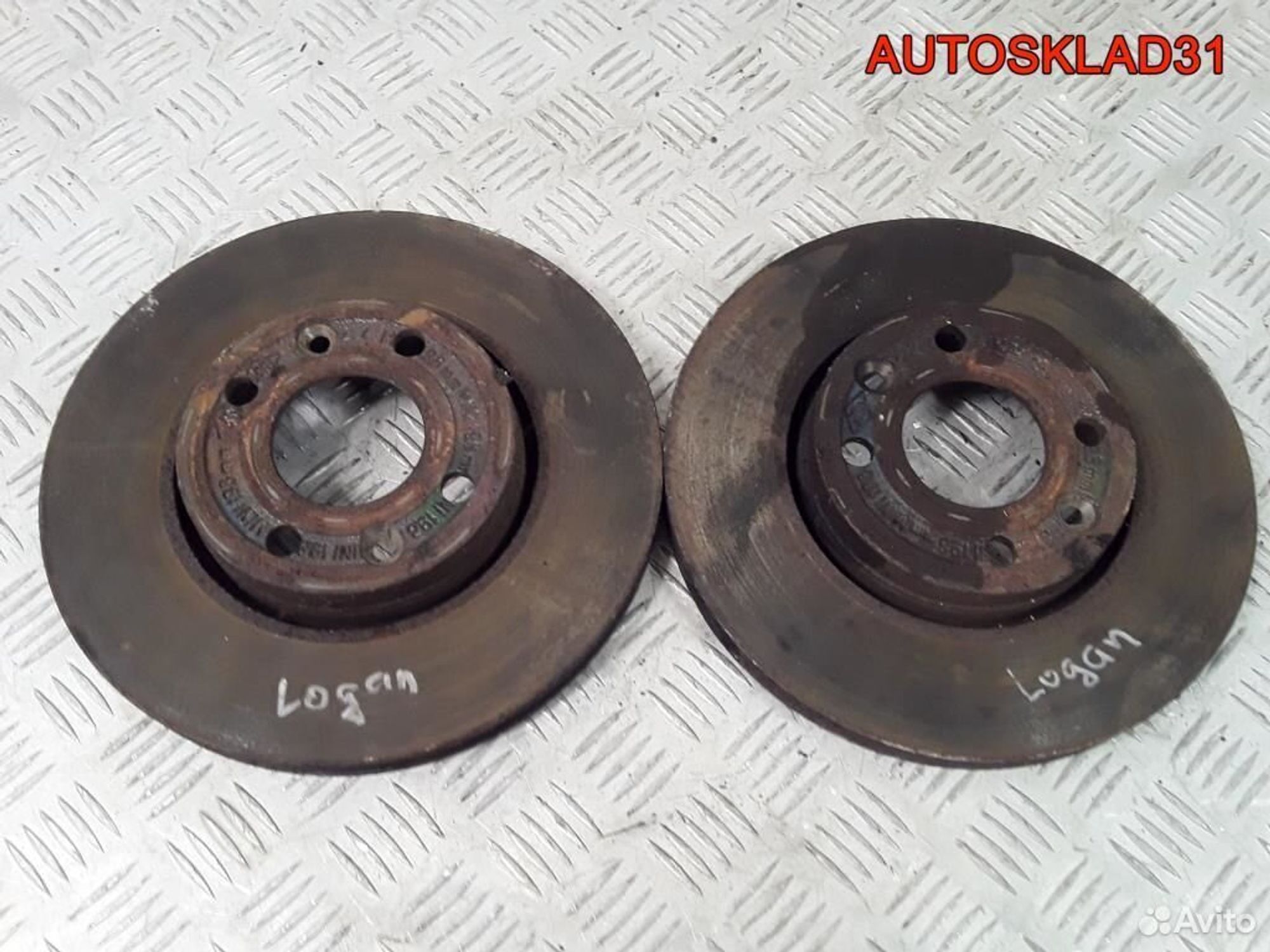 Диск тормозной передний Renault Logan 8201464598, 1700 рублей, Дубовое