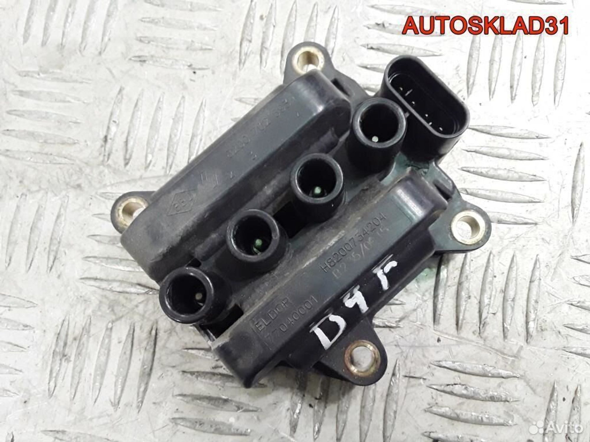 Катушка зажигания Renault Logan D4F732 8200702693, 2100 рублей, Дубовое