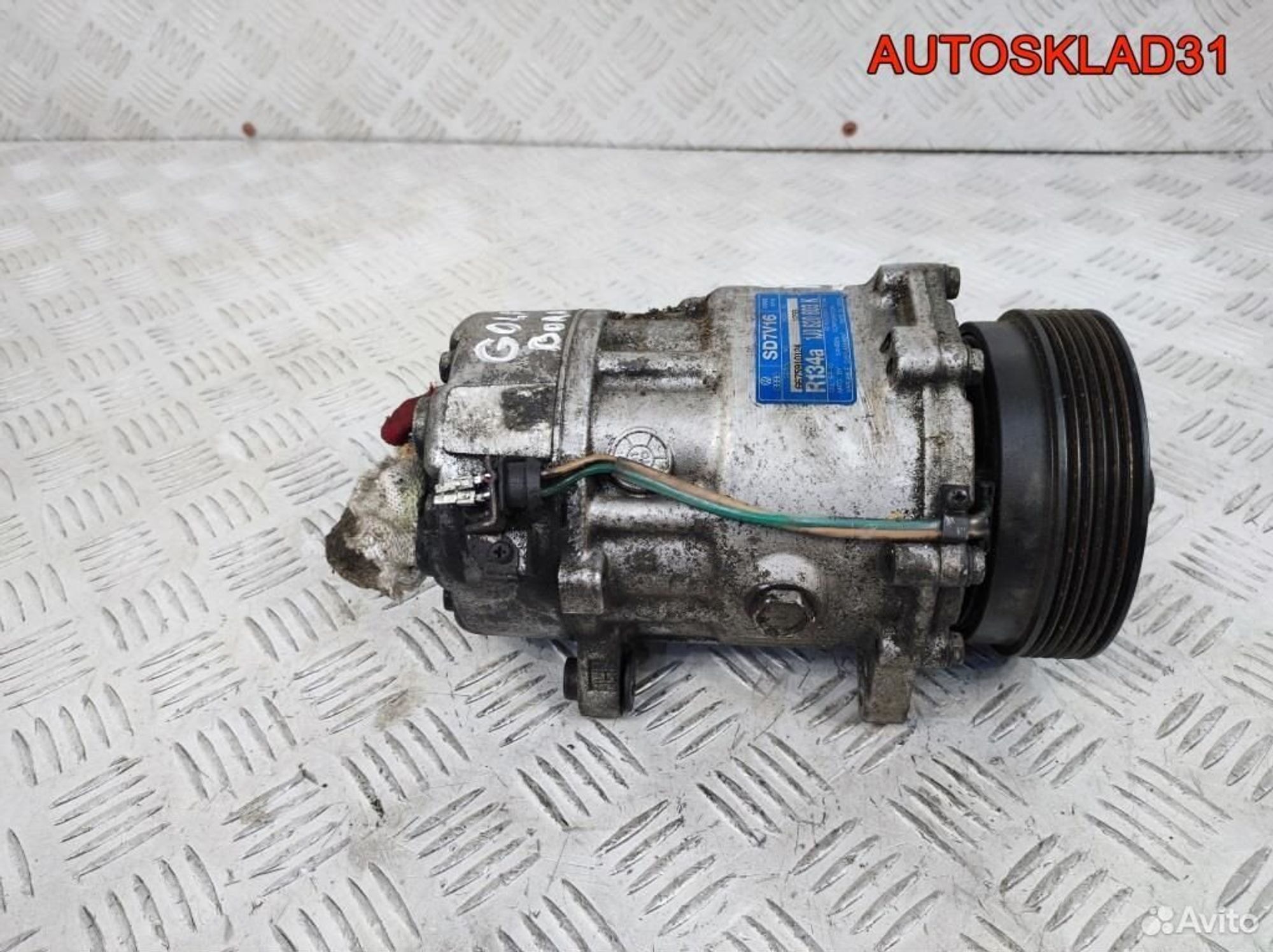 Компрессор кондиционера VW Golf 4 1J0820803K, 5900 рублей, Дубовое