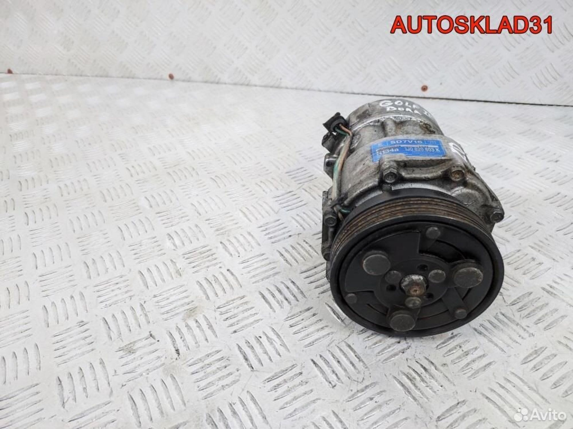 Компрессор кондиционера VW Golf 4 1J0820803K, 5900 рублей, Дубовое