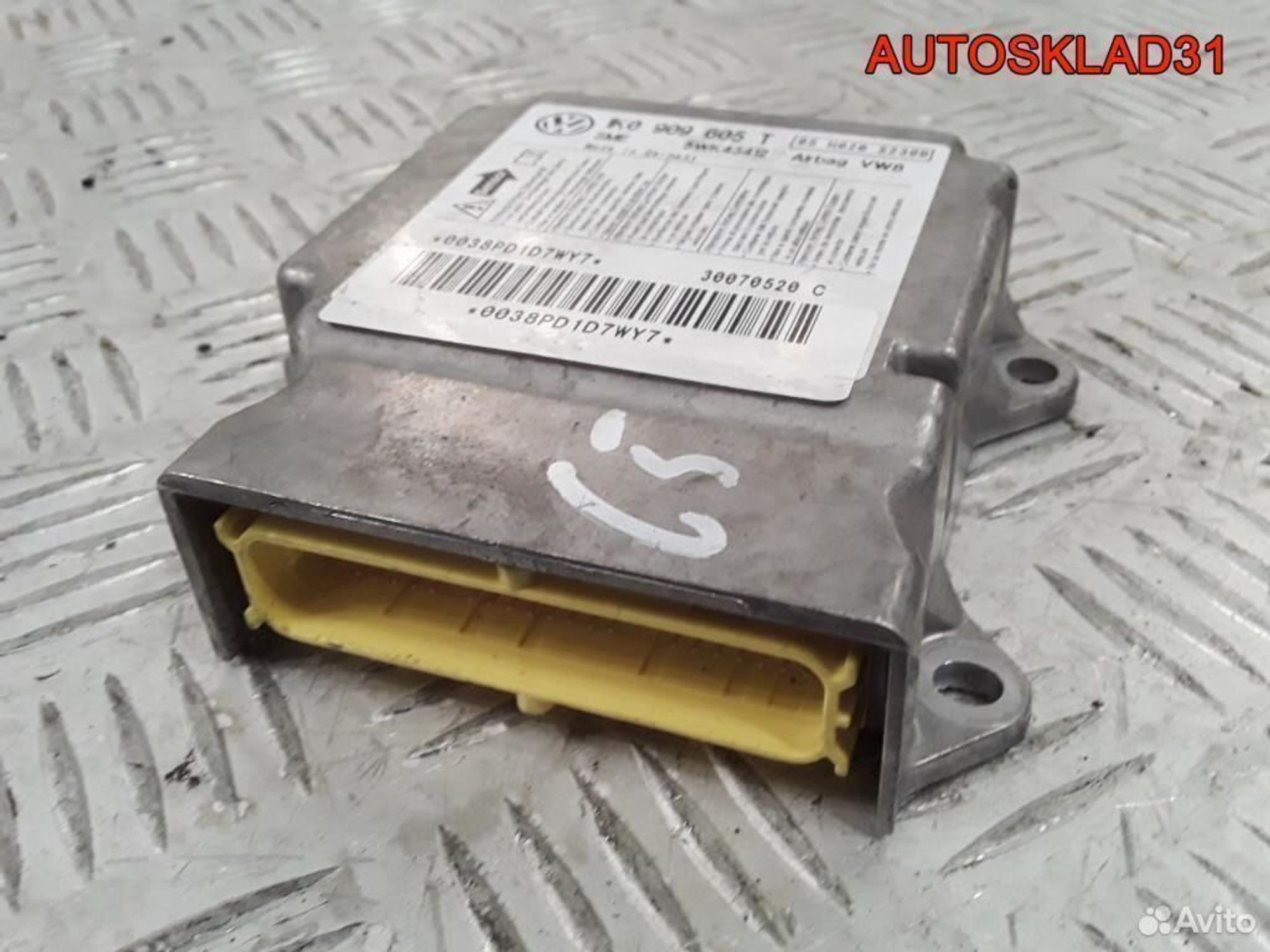 Блок управления AIR BAG VW Golf Plus 1K0909605T, 1700 рублей, Дубовое