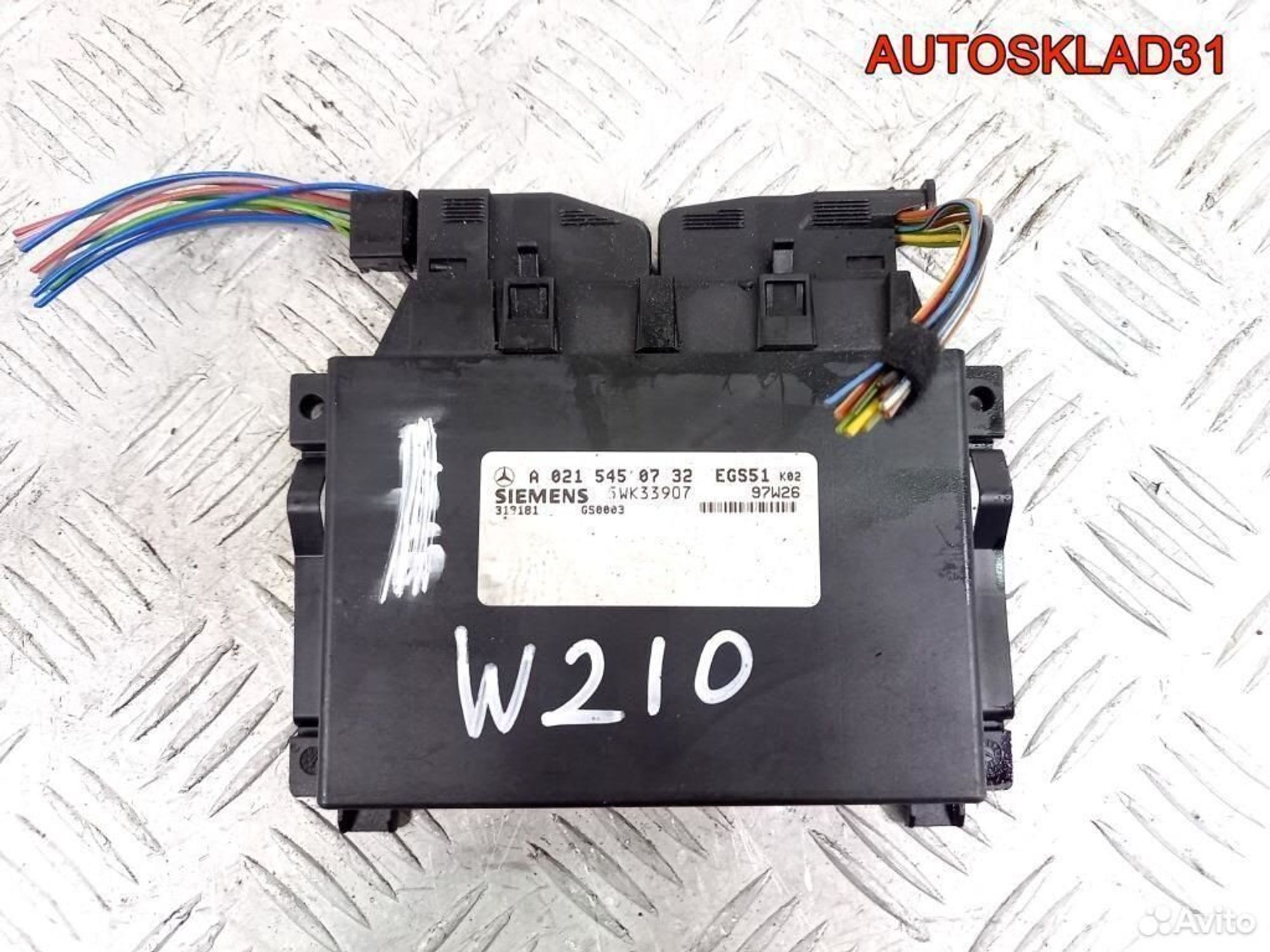 Блок управления АКПП Mercedes Benz W210 0215450732, 3200 рублей, Дубовое