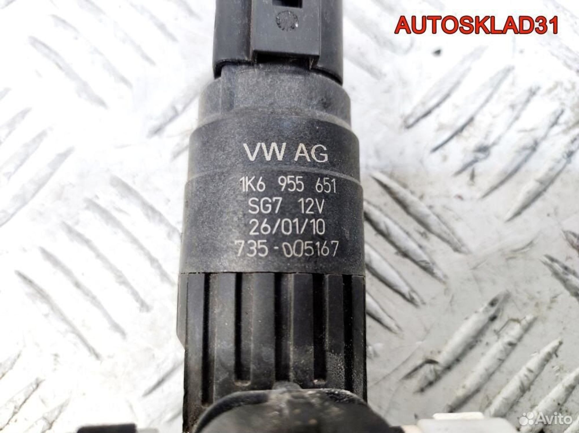 Насос омывателя Volkswagen Golf 6 1K6955651, 1100 рублей, Дубовое