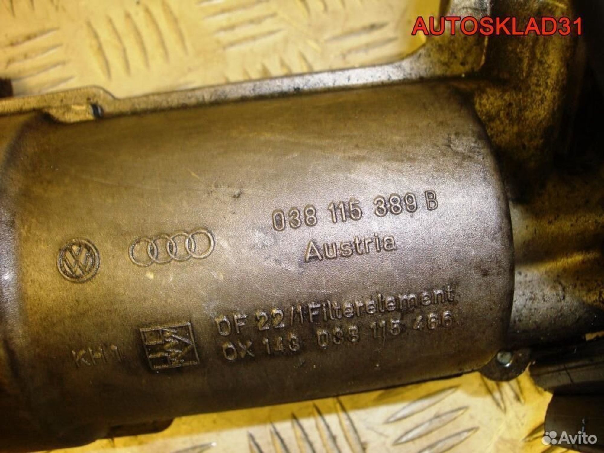 Корпус масляного фильтра Audi A6 C5 038115389B, 2100 рублей, Дубовое