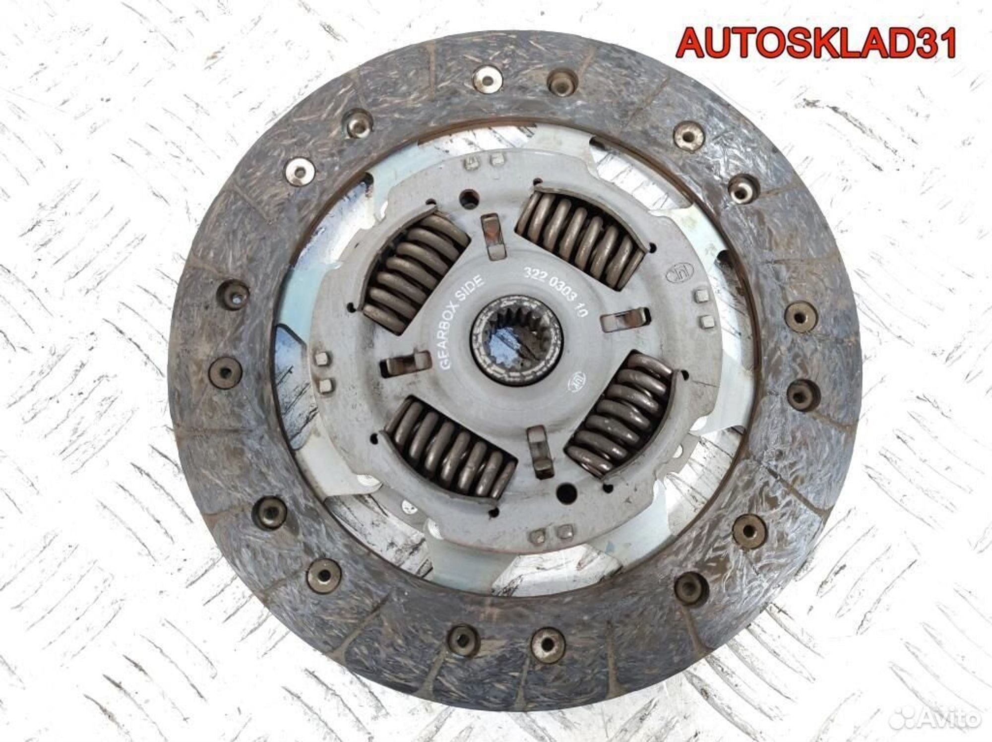 Комплект сцепления Ford Focus 1 1.8 eydf 411916307, 3600 рублей, Дубовое