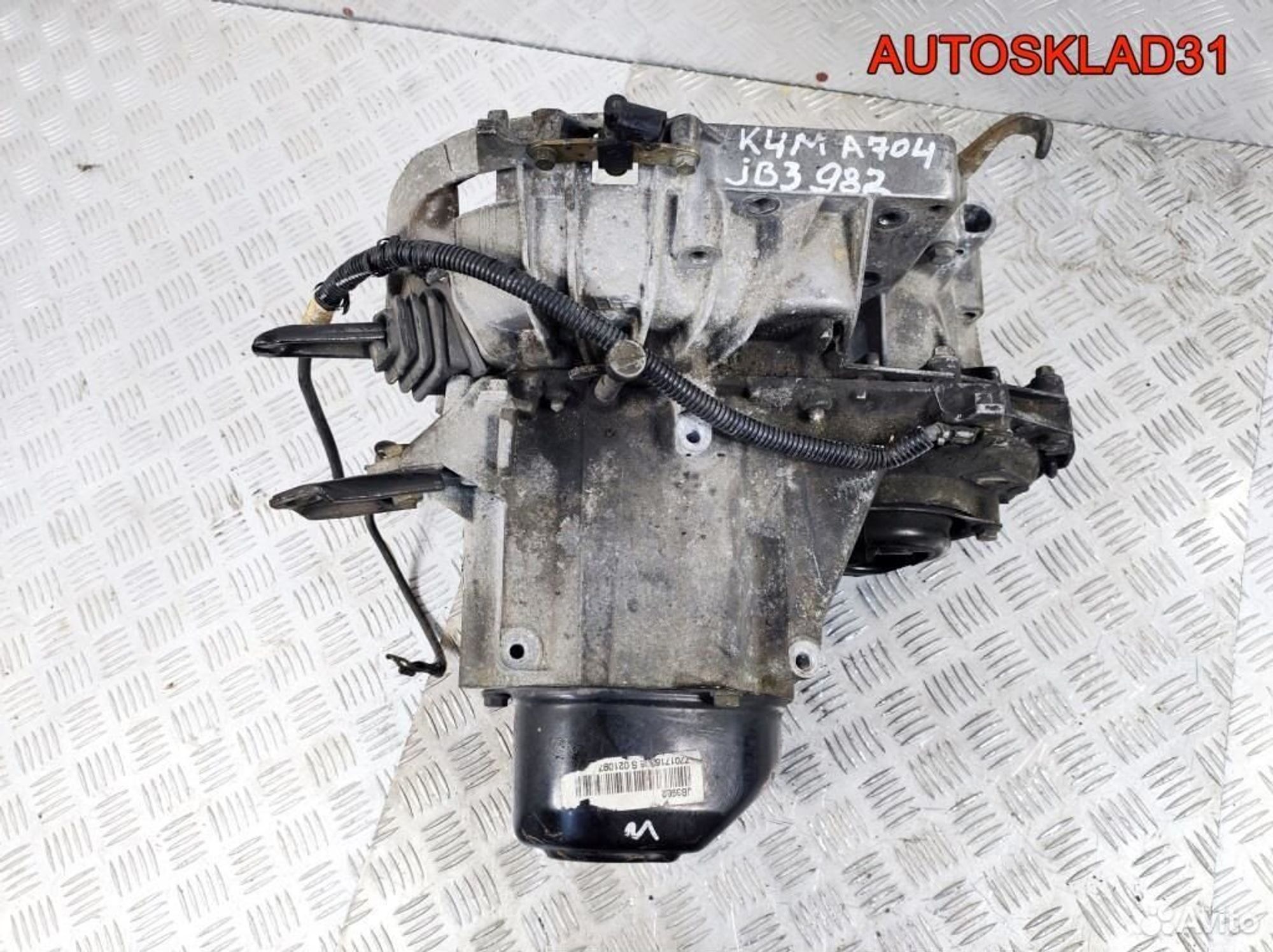 МКПП JB3982 Renault Scenic 1.6 K4M 704 Бензин (Р), 12000 рублей, Дубовое