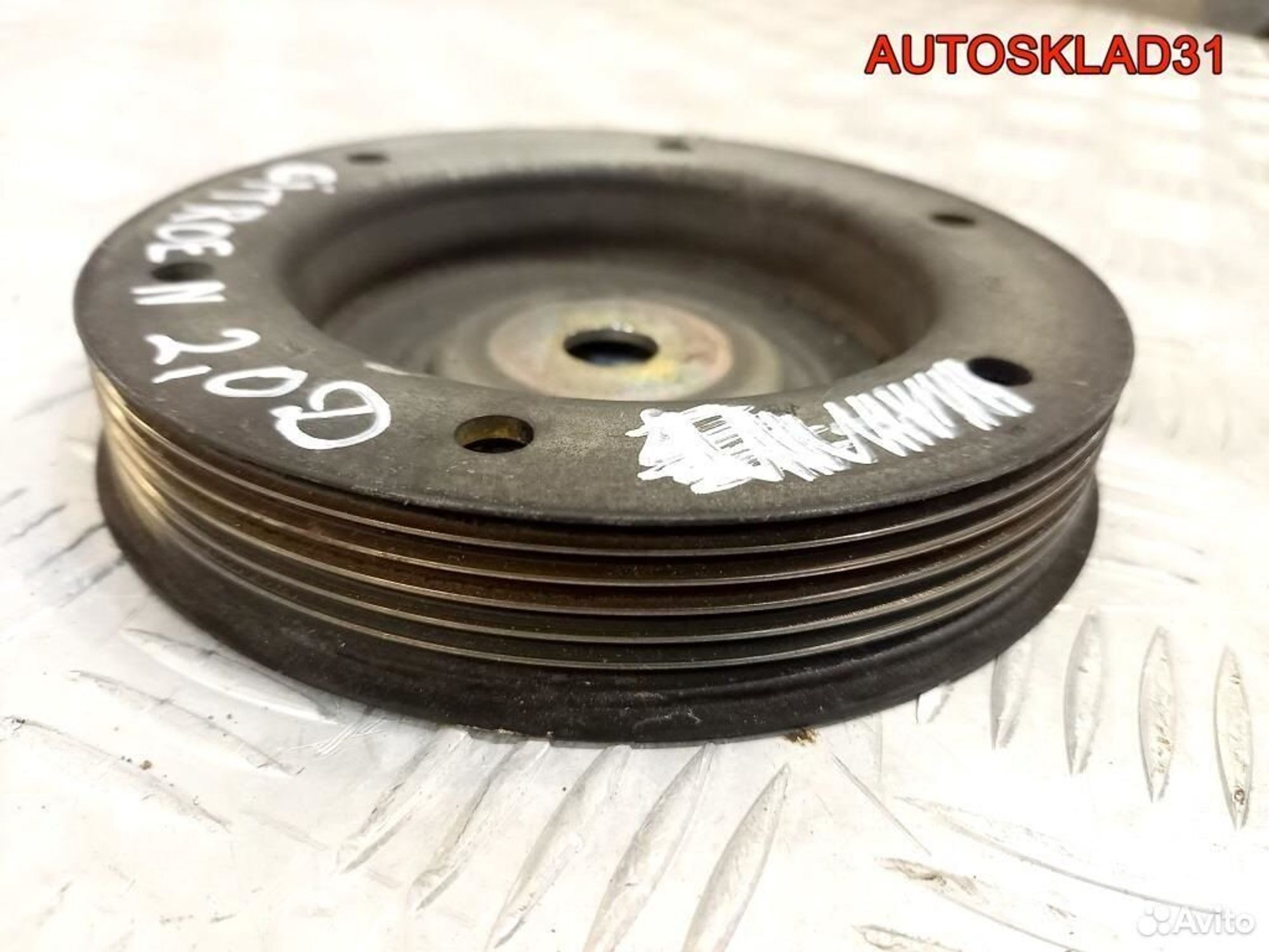 Шкив коленвала Citroen C5 2.0 9643354180 Дизель, 2000 рублей, Дубовое