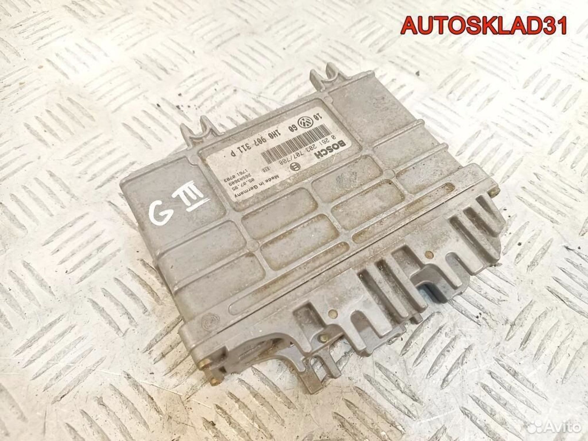 Блок ЭБУ VW Golf 1.8 ADZ 1H0907311P Бензин, 1500 рублей, Дубовое