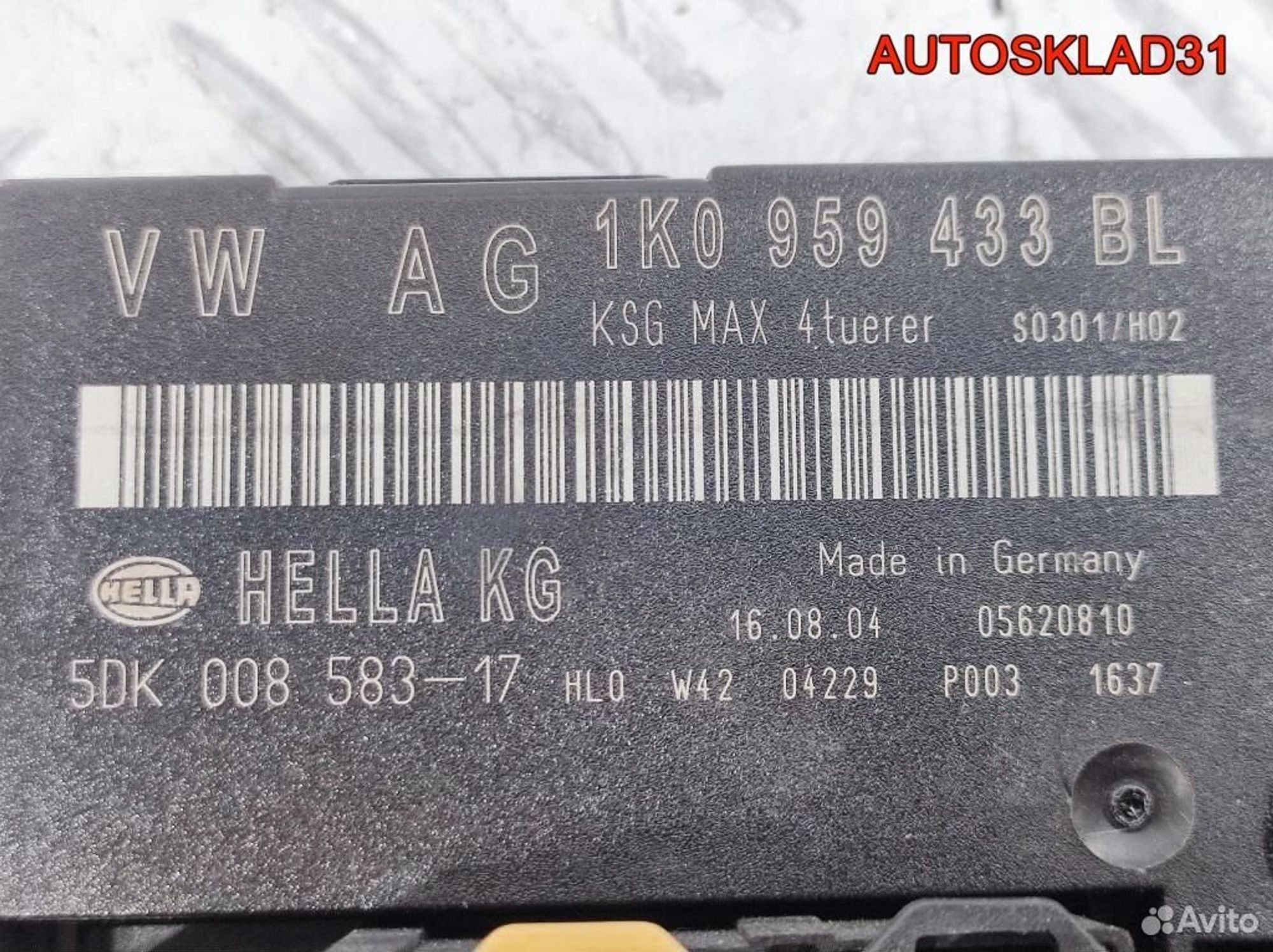 Блок комфорта Volkswagen Golf 5 1K0959433BL, 1700 рублей, Дубовое