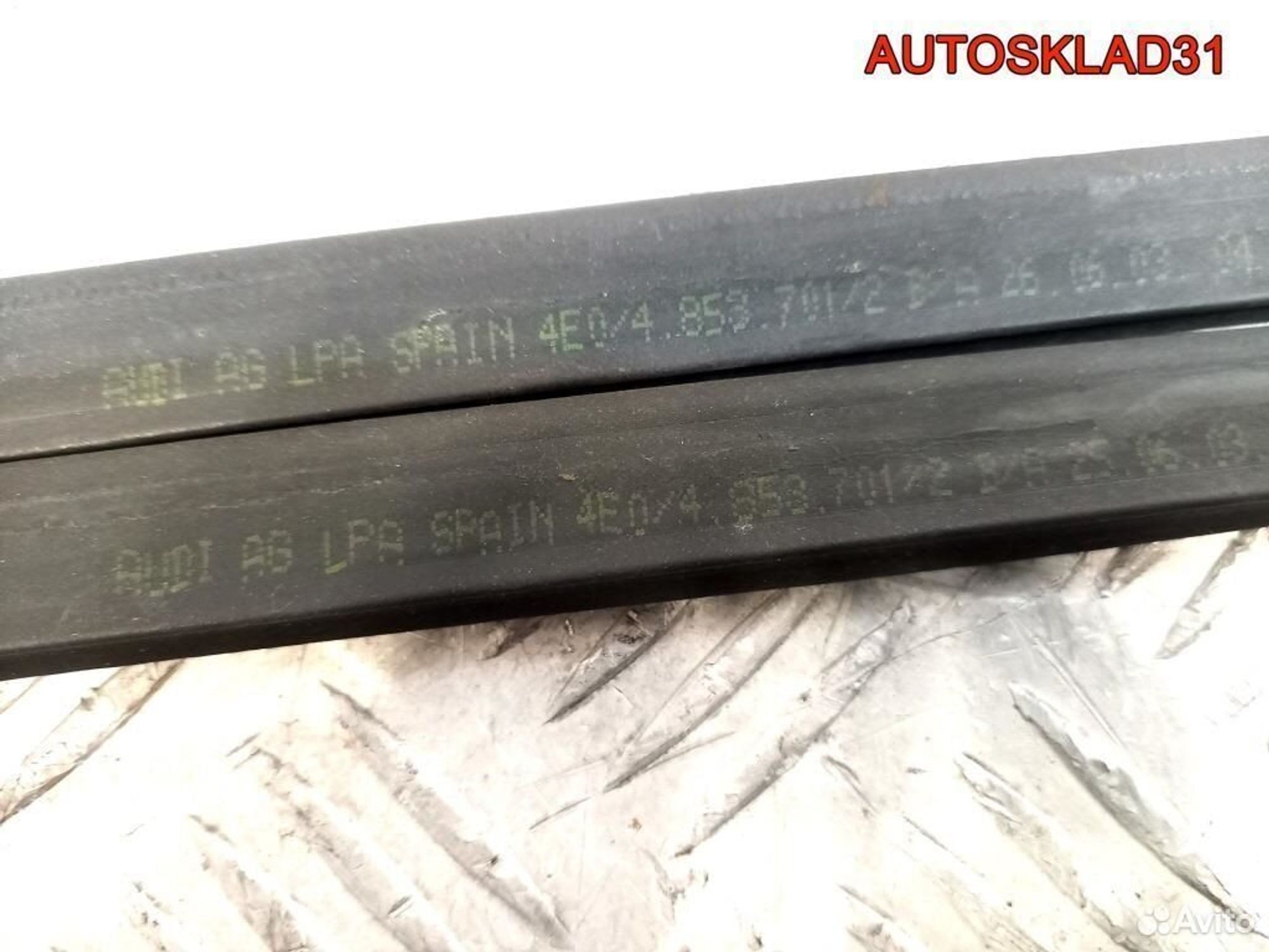 Молдинг крыши Audi A8 4E 2002-2010 4E0853702B, 2700 рублей, Дубовое