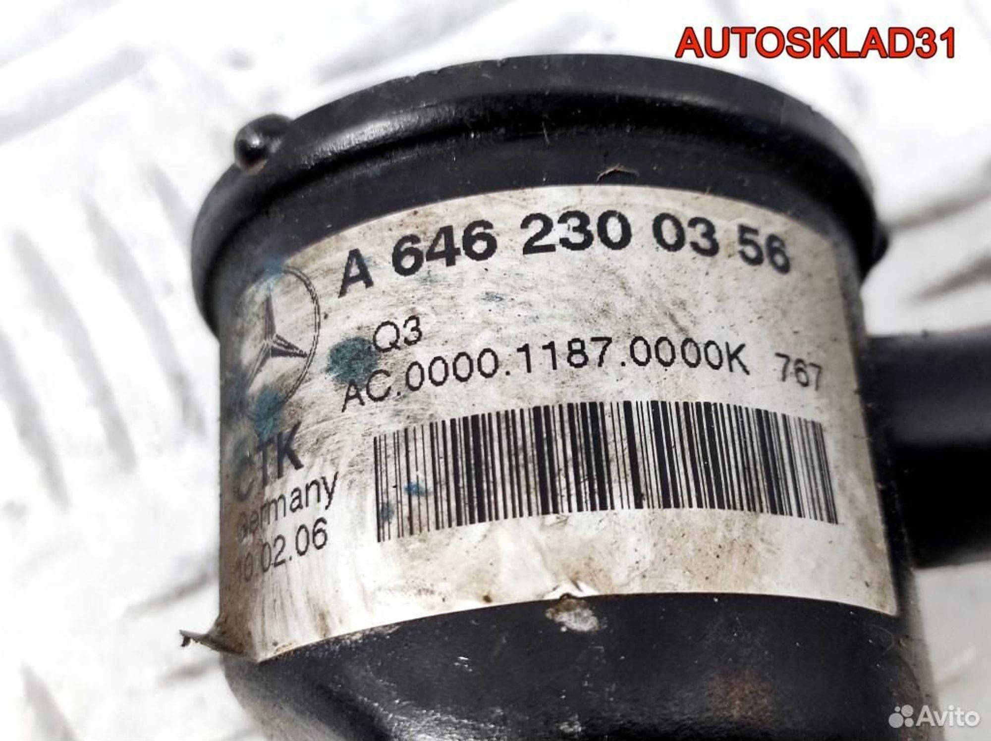 Трубка кондиционера Mercedes Benz W203 A6462300356, 1700 рублей, Дубовое