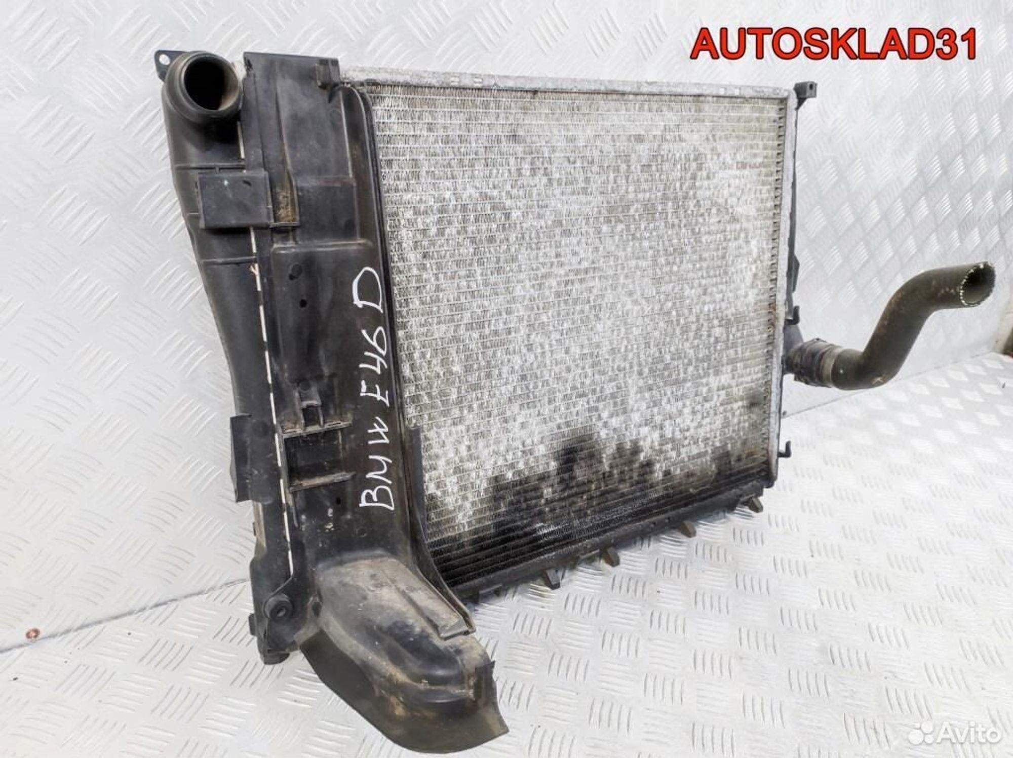 Радиатор основной BMW 3 E46 M47TOL 1613108 Дизель, 4100 рублей, Дубовое