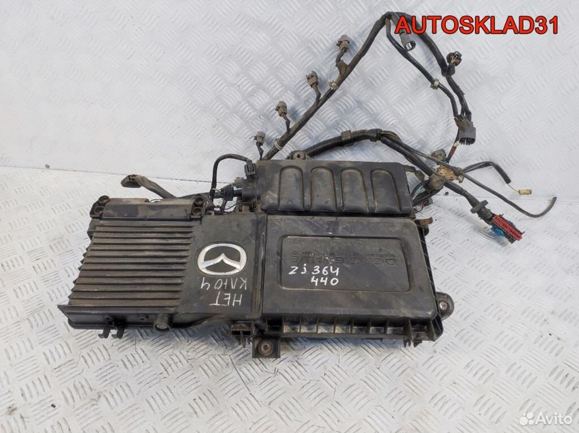 Блок эбу с косой Mazda 3 BK 1,3 ZJ 1001407150, 5700 рублей, Дубовое