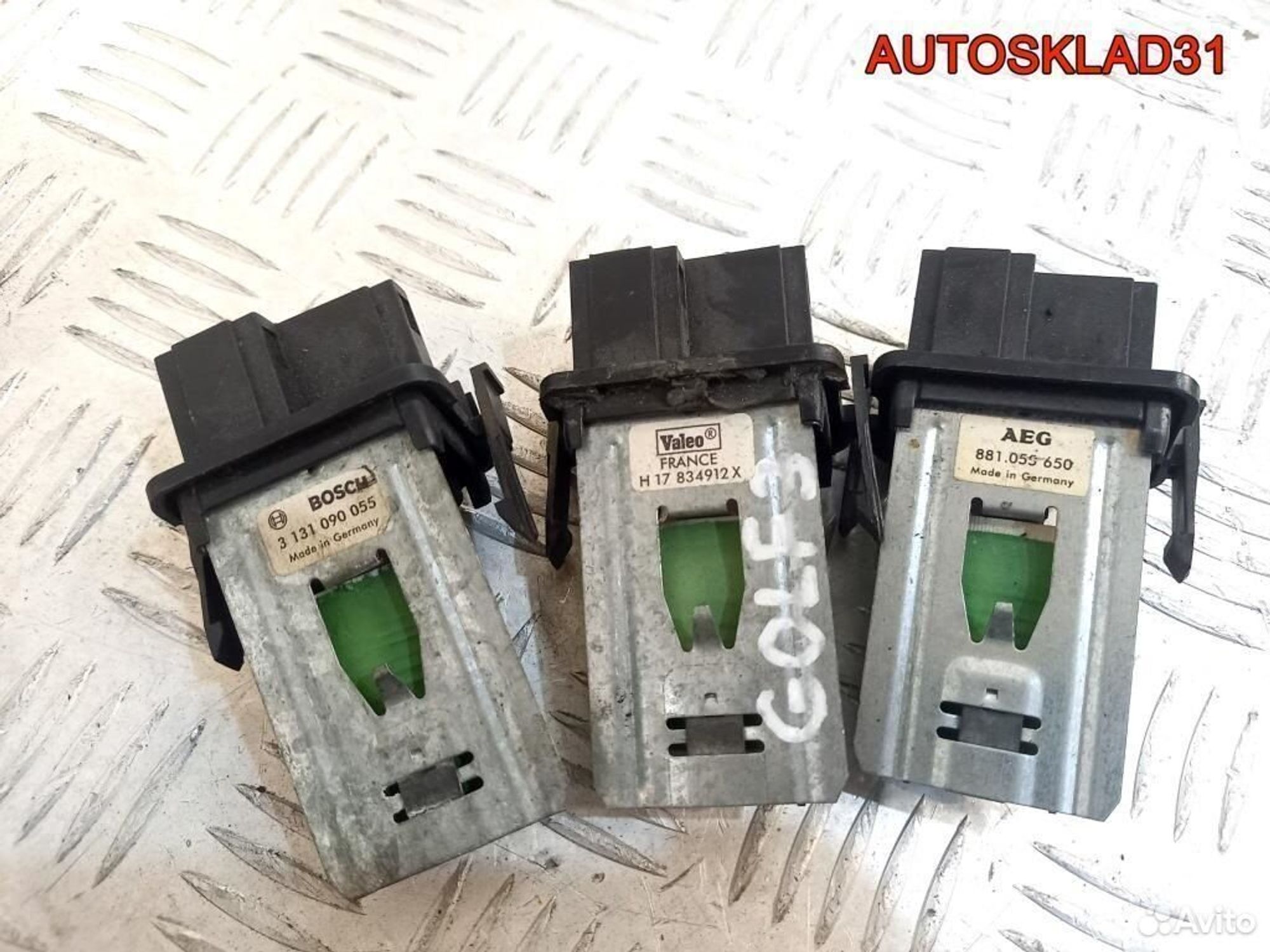 Резистор отопителя Volkswagen Golf 3 3131090055, 600 рублей, Дубовое