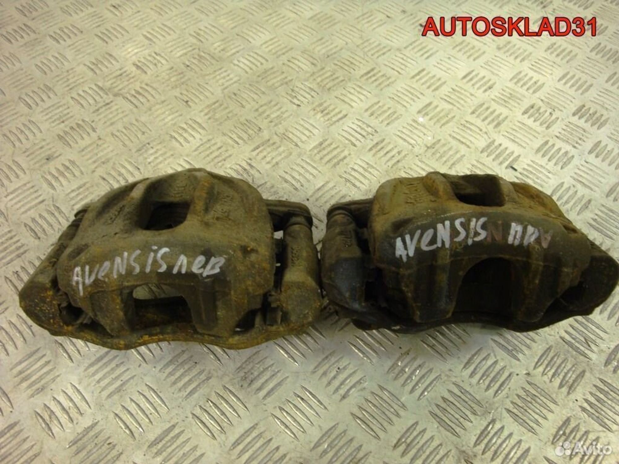 Суппорт тормозной передний Toyota Avensis 2, 1700 рублей, Дубовое