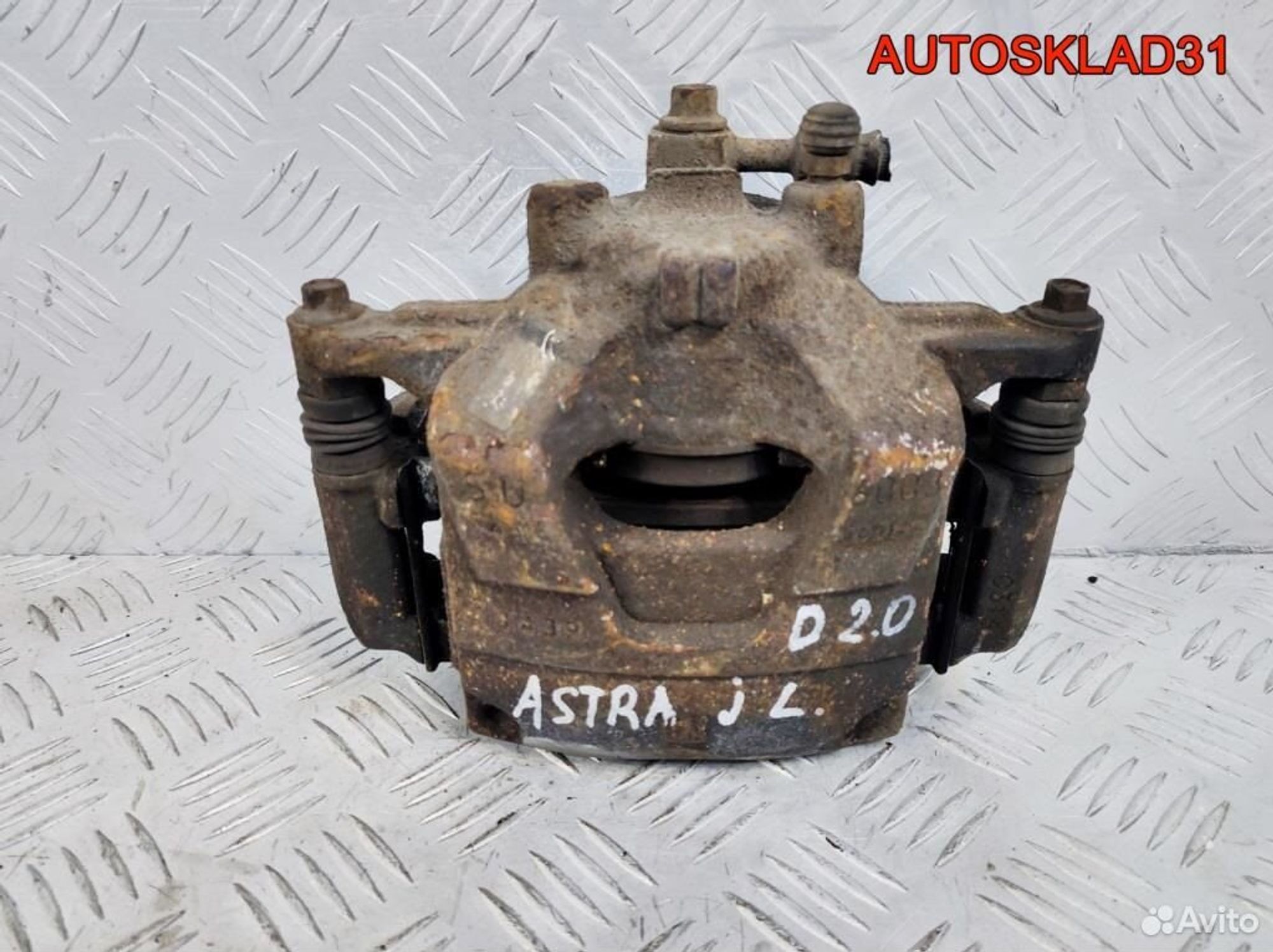 Суппорт тормозной перед левый Opel Astra J Дизель, 2100 рублей, Дубовое