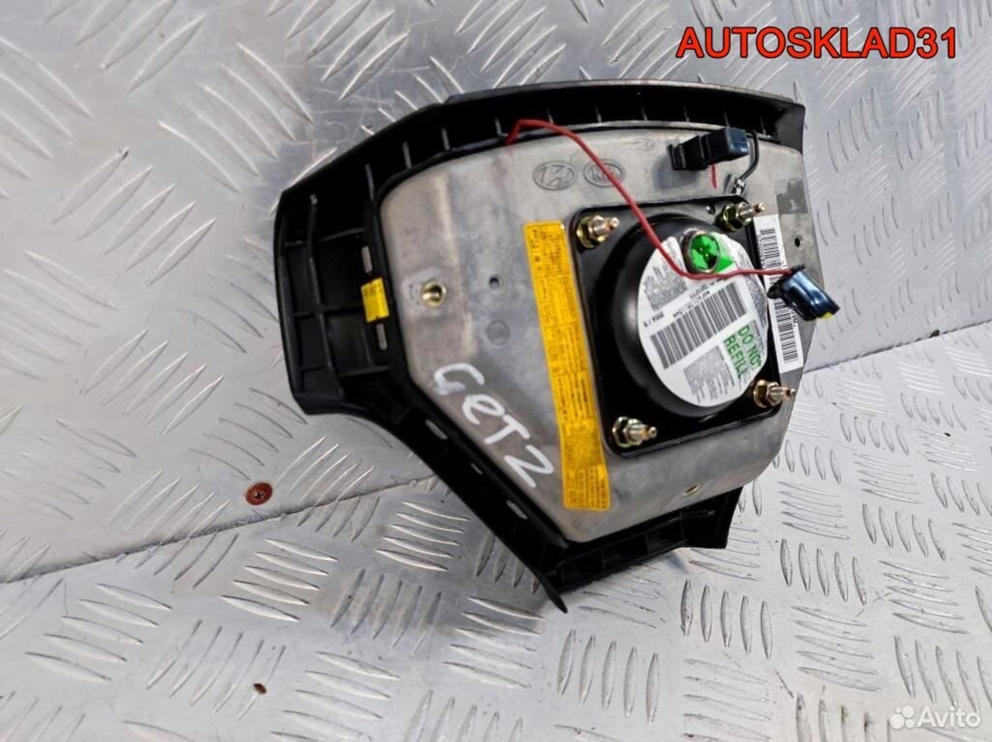 Подушка безопасности в рулевое колесо Hyundai Getz, 3300 рублей, Дубовое