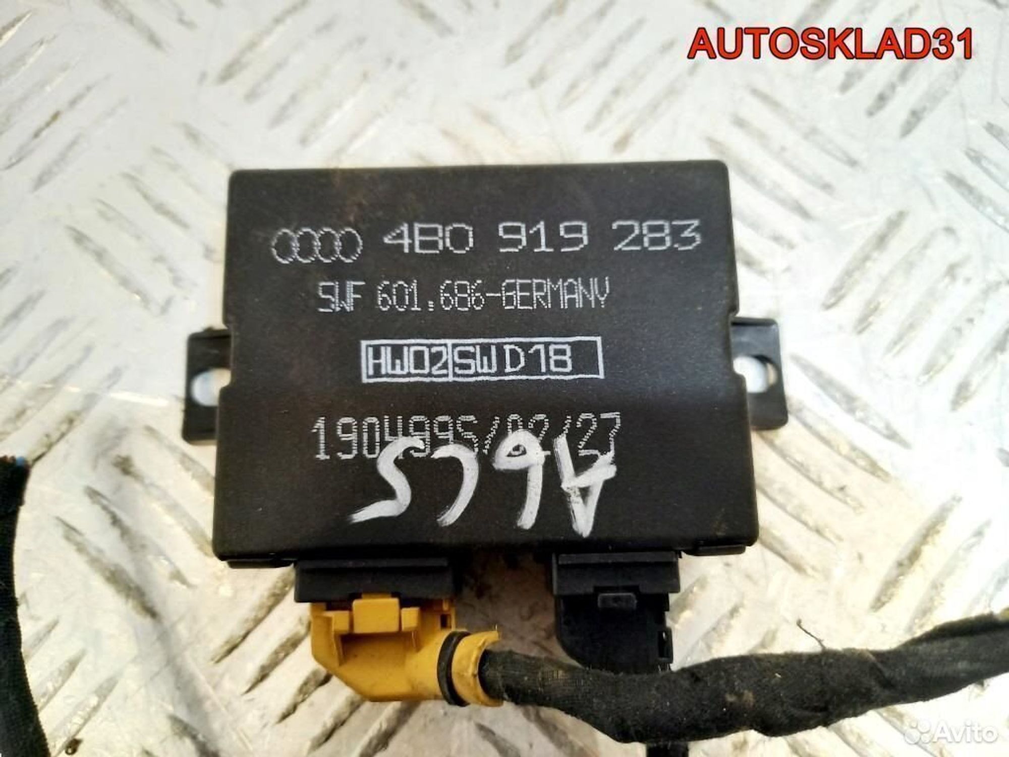Блок парктроников Audi A6 C5 4B0919283, 1700 рублей, Дубовое