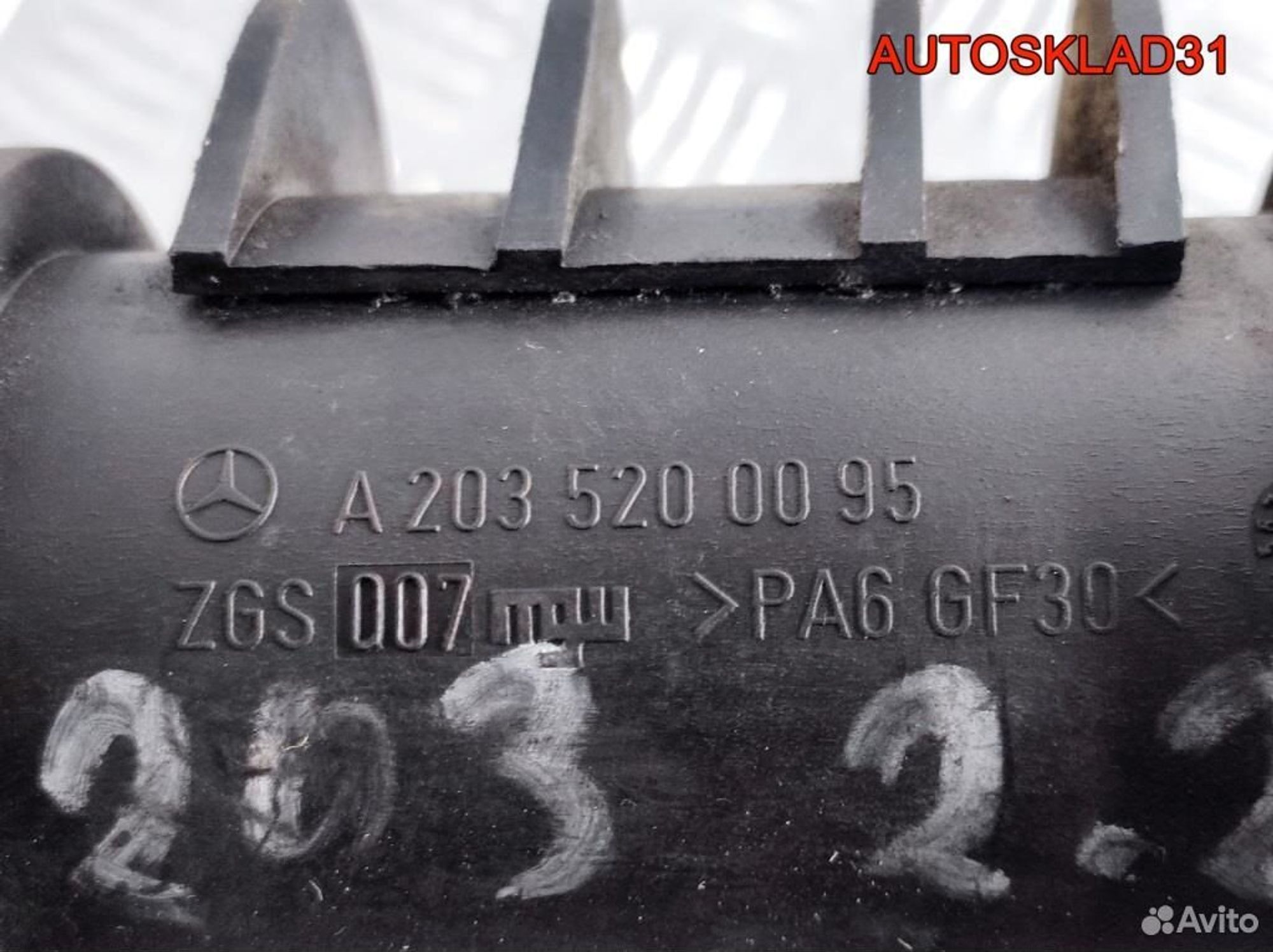 Патрубок интеркулера Mercedes W203 A0041533128, 1300 рублей, Дубовое