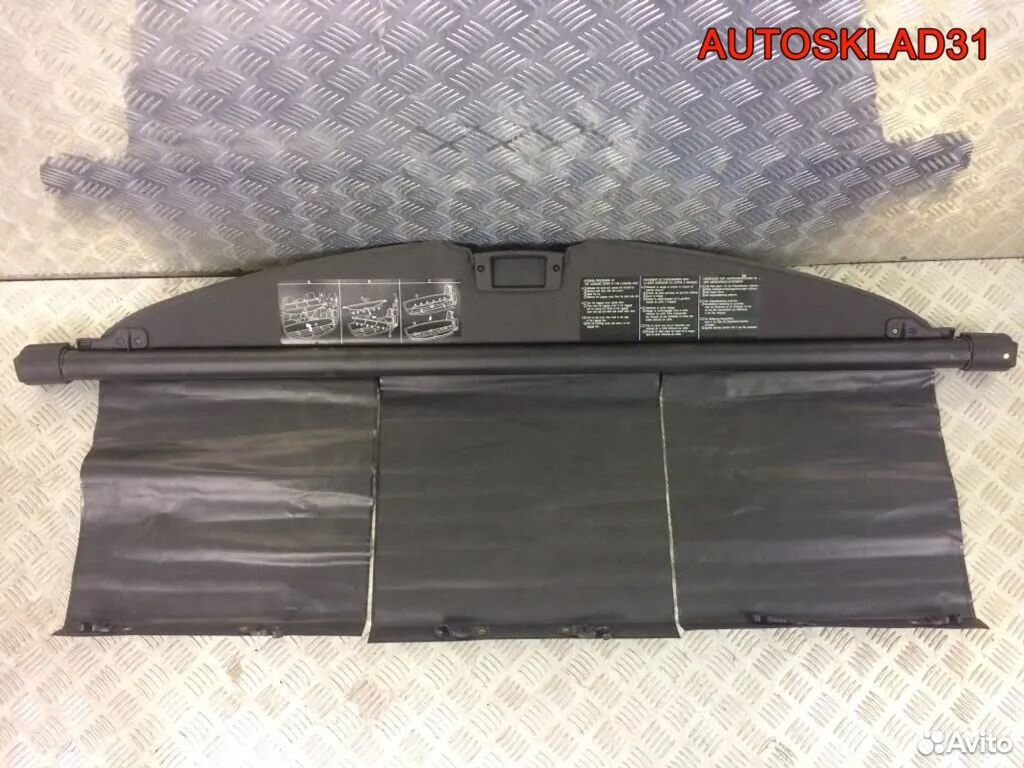 Шторка задняя багажника Toyota Corolla Verso, 5400 рублей, Дубовое