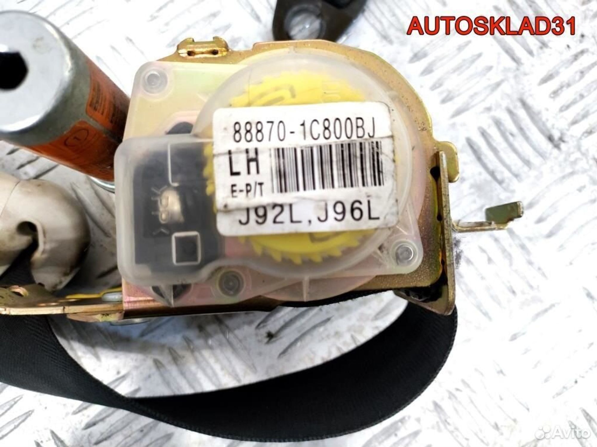 Ремень безопасности передний левый Hyundai Getz, 1700 рублей, Дубовое