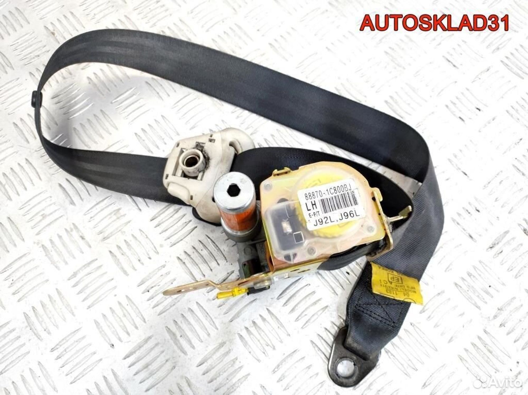 Ремень безопасности передний левый Hyundai Getz, 1700 рублей, Дубовое