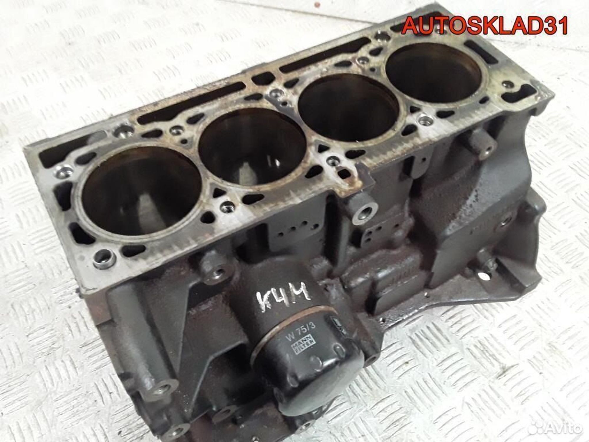 Блок цилиндров двигателя Renault Megane 2 K4M 748, 4500 рублей, Дубовое