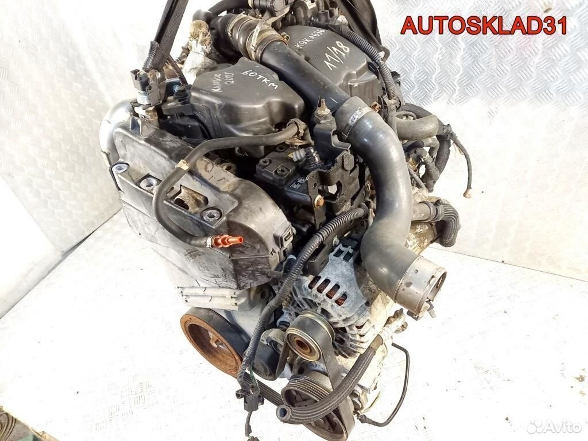 Двигатель K9K636 Renault Captur 1 рестайлинг 1.5 Дизель, 70000 рублей, Дубовое