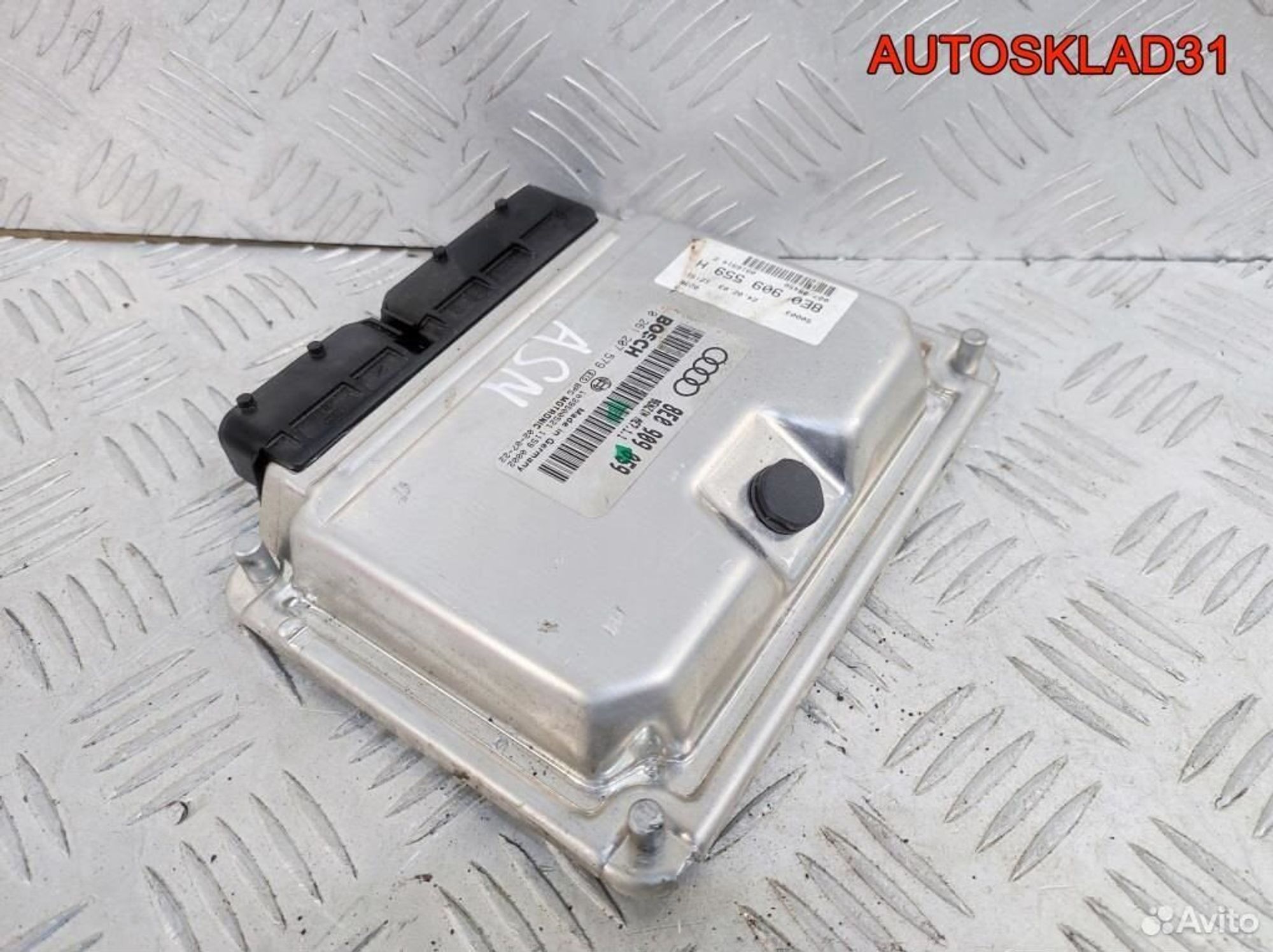 Блок ЭБУ Audi A4 B6 3,0 ASN 8E0909559H Бензин, 4100 рублей, Дубовое
