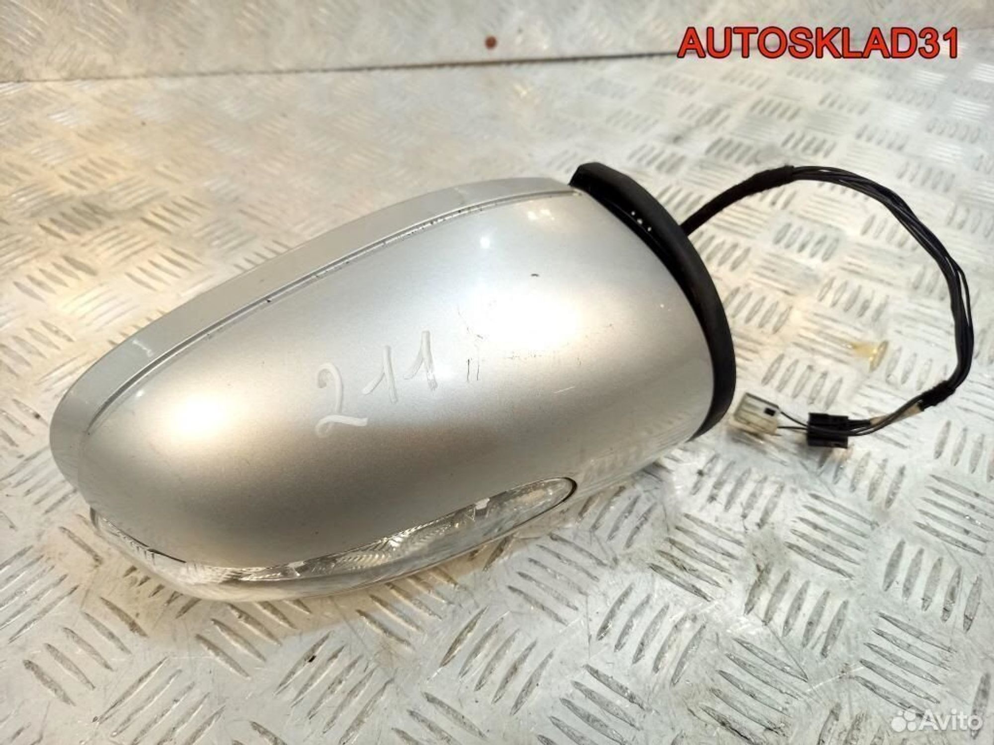 Зеркало правое 9 контакт Mercedes  W211 A2038107293, 4500 рублей, Дубовое