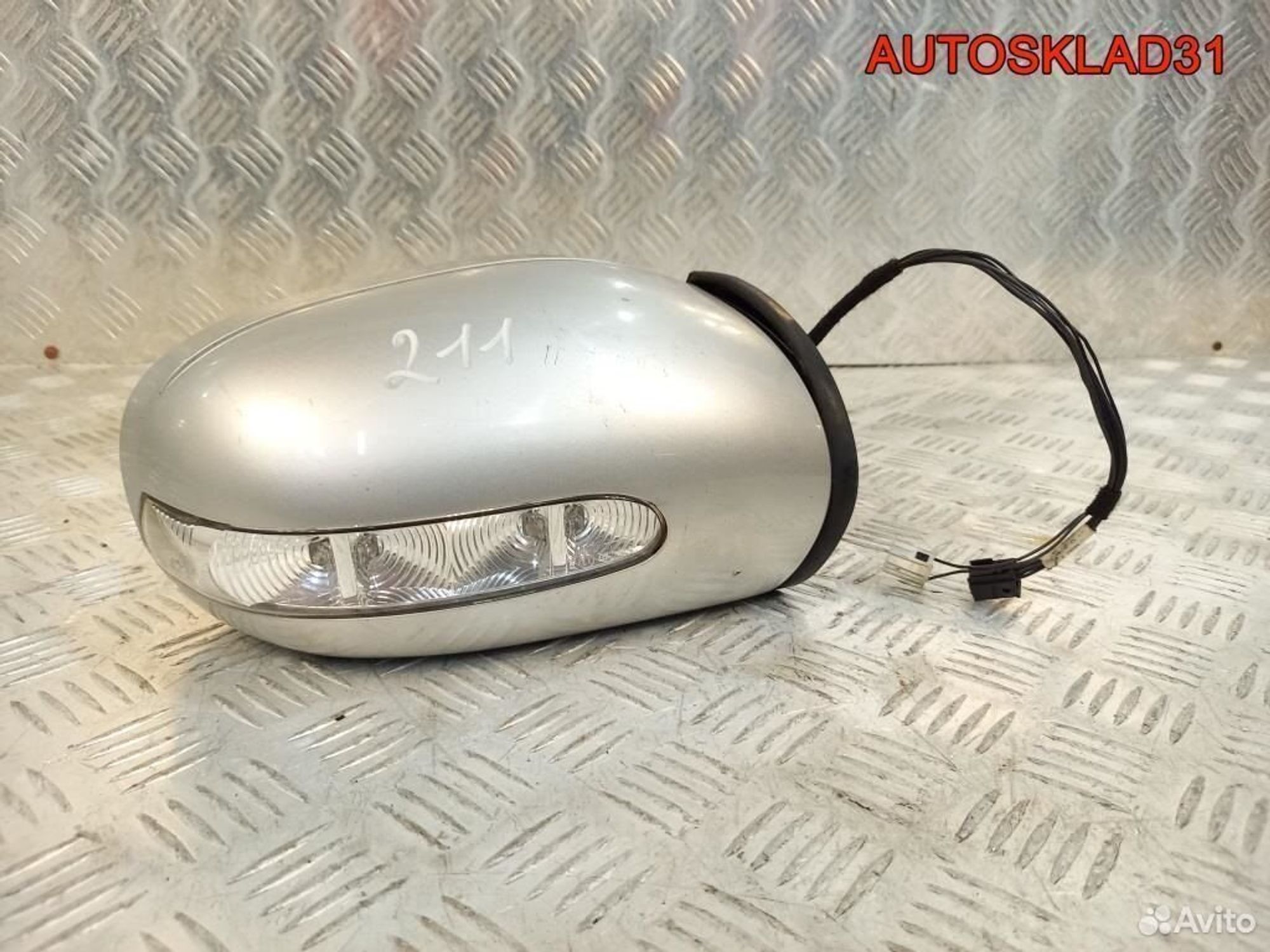 Зеркало правое 9 контакт Mercedes  W211 A2038107293, 4500 рублей, Дубовое