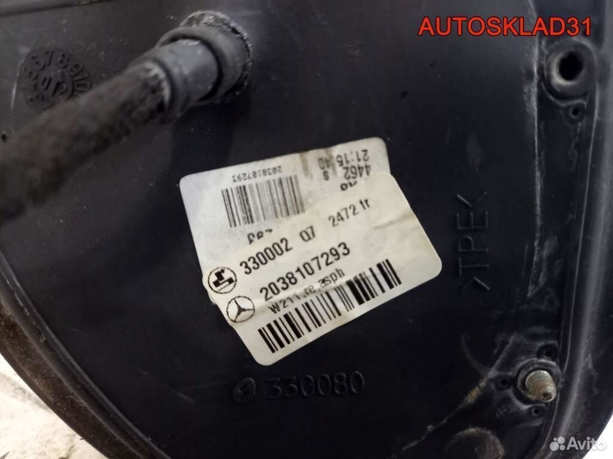 Зеркало правое 9 контакт Mercedes  W211 A2038107293, 4500 рублей, Дубовое