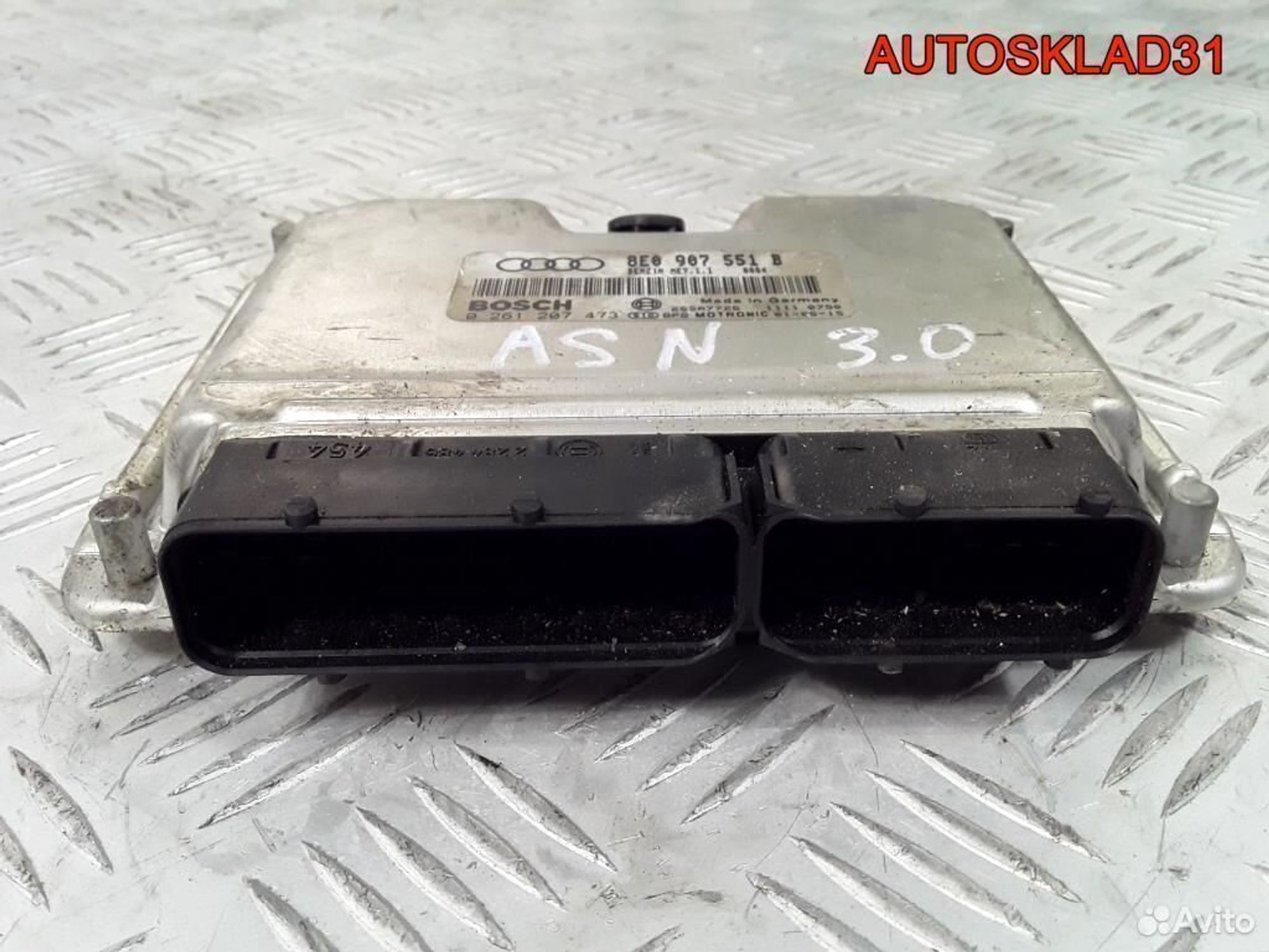 Блок ЭБУAudi A4 B6 3,0 ASN 8E0907551B, 4100 рублей, Дубовое