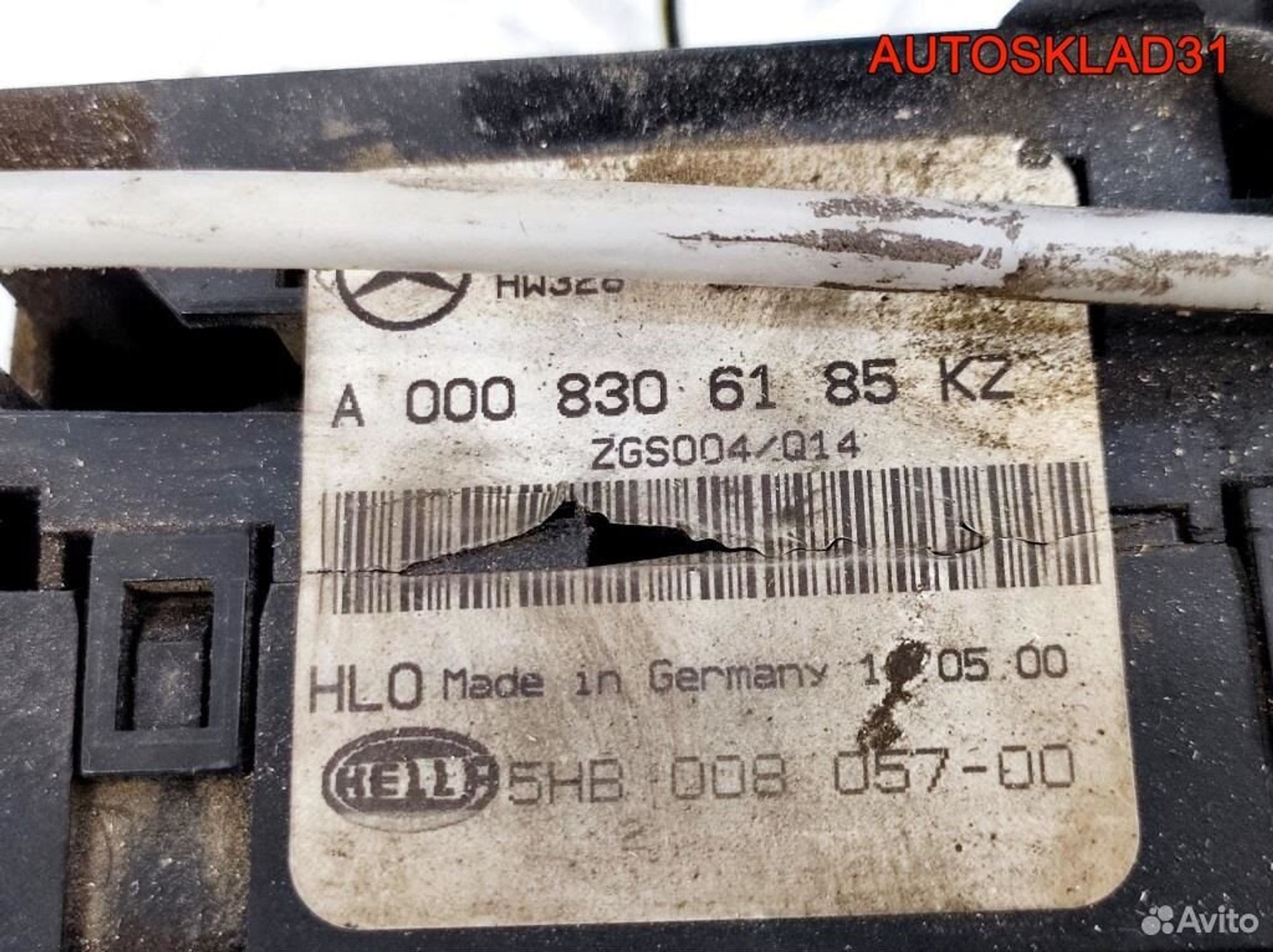 Блок отопителя Mercedes Benz Vito 638 A0008306185, 10000 рублей, Дубовое