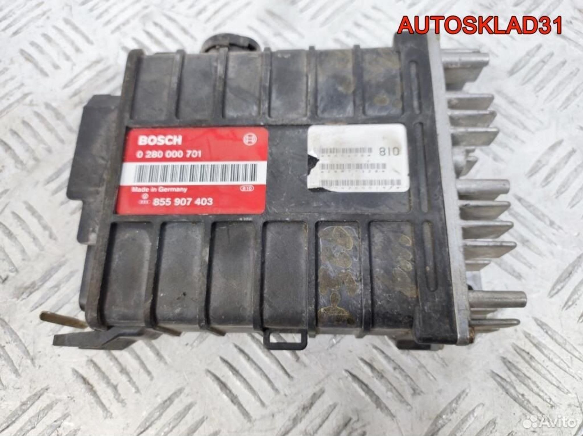 Блок эбу Audi 80 B3 855907403 1,8 Бензин, 1800 рублей, Дубовое