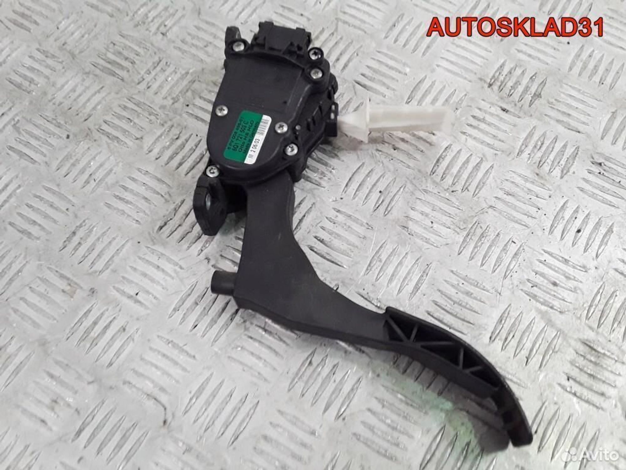 Педаль газа Volkswagen Golf 4 6Q1721503C, 1700 рублей, Дубовое