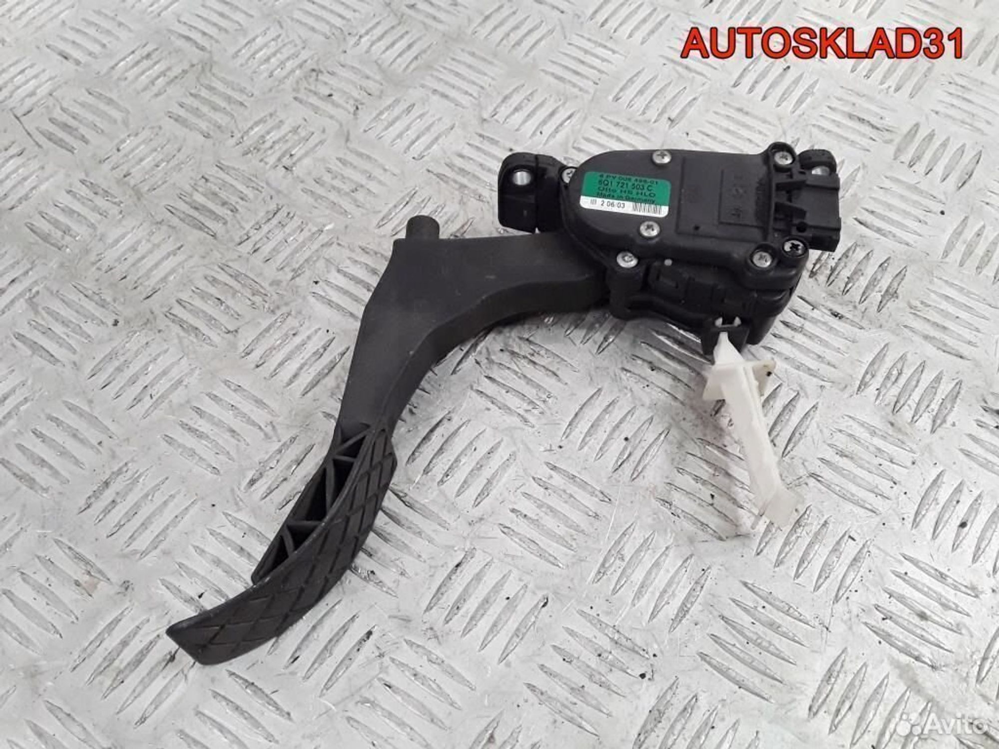 Педаль газа Volkswagen Golf 4 6Q1721503C, 1700 рублей, Дубовое