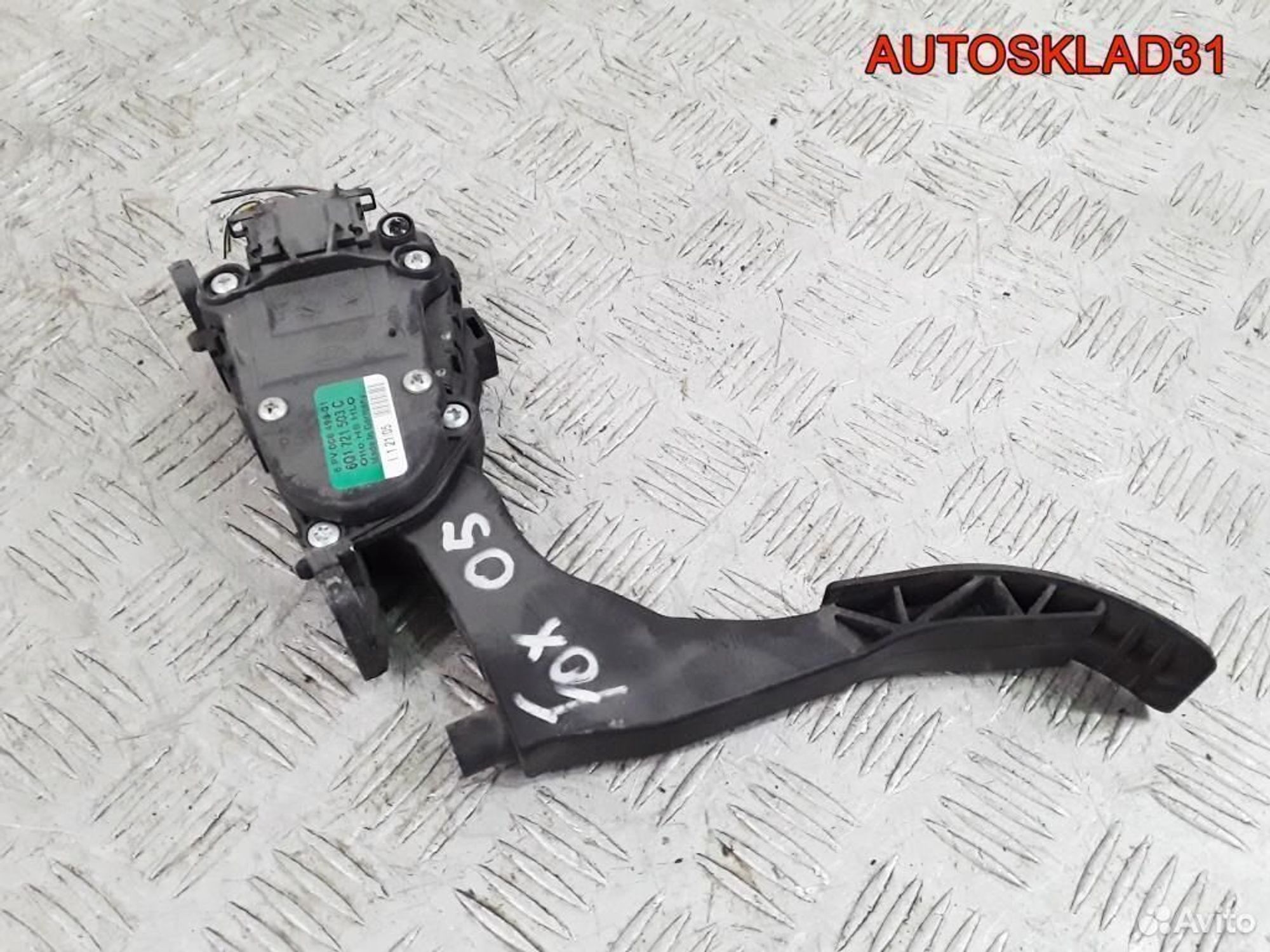 Педаль газа Volkswagen Golf 4 6Q1721503C, 1700 рублей, Дубовое