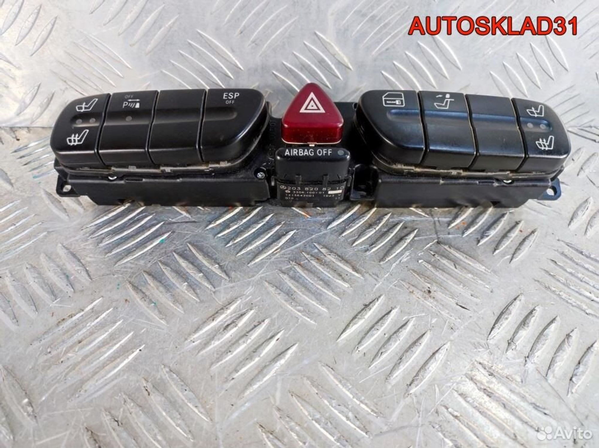 Блок кнопок Mercedes Benz W203 A2038208210, 1700 рублей, Дубовое