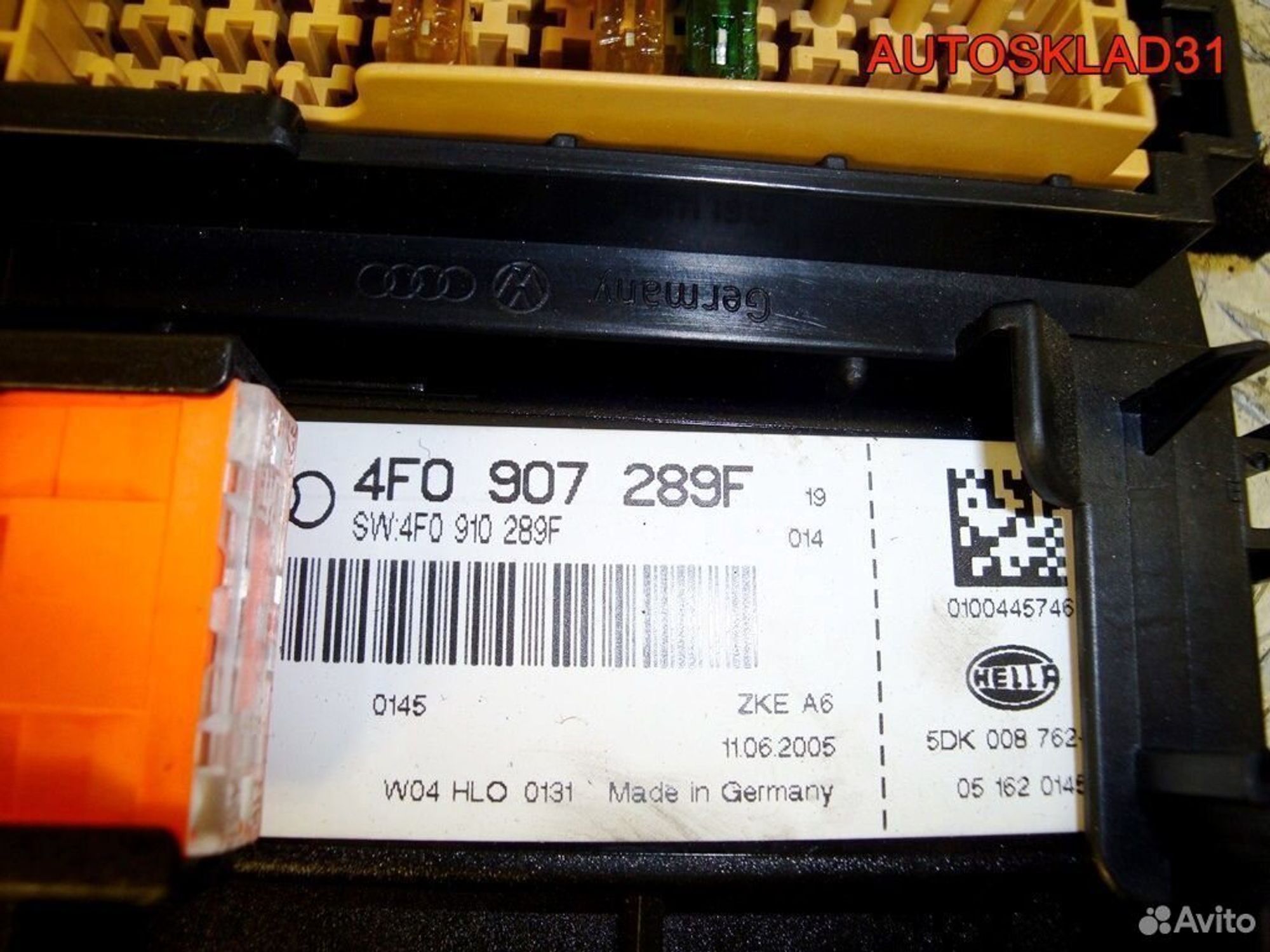 Блок комфорта Audi A6 C6 4F 4F0907289F, 2300 рублей, Дубовое