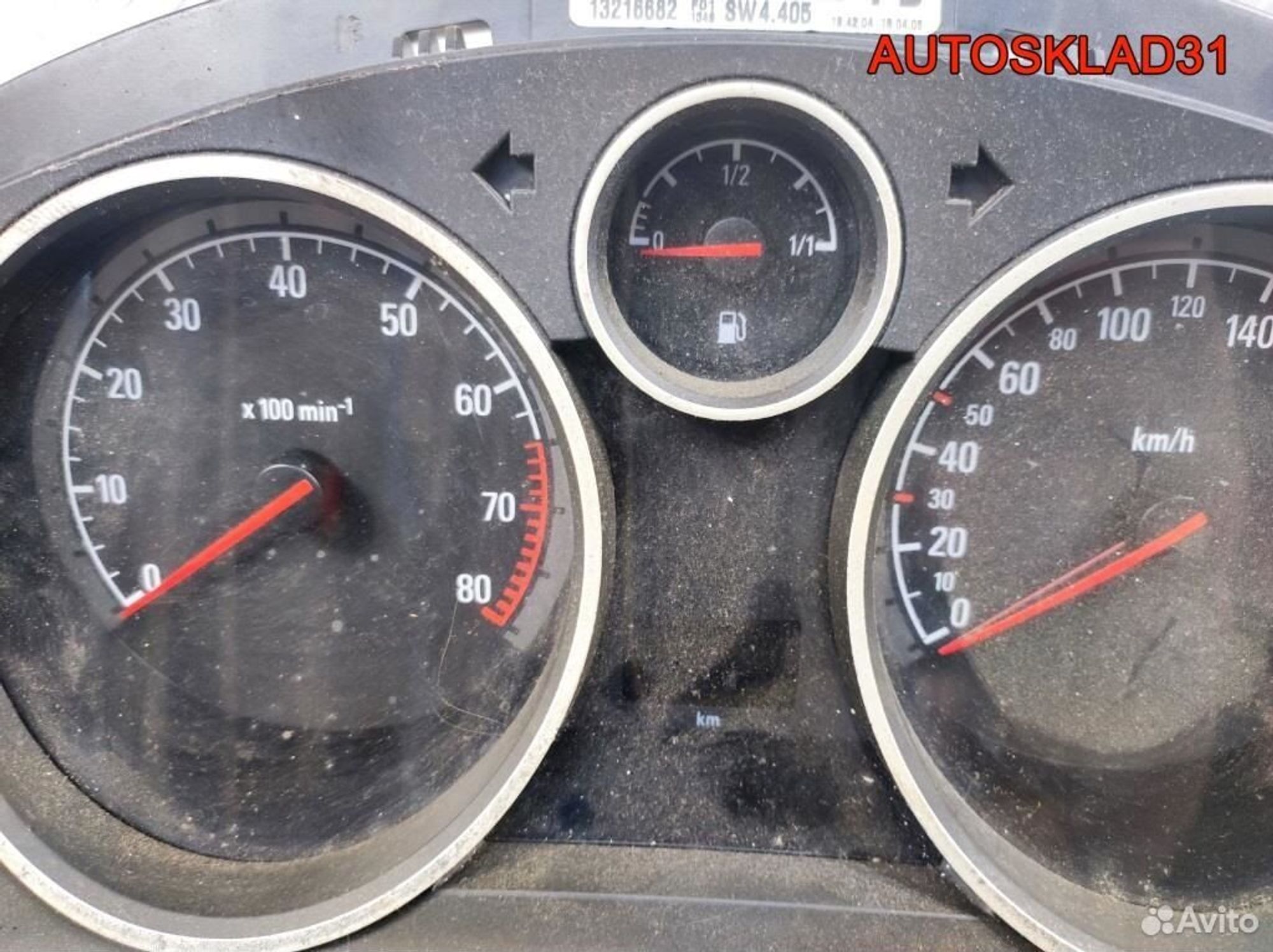 Панель приборов Opel Astra H 13216682 Бензин, 4500 рублей, Дубовое