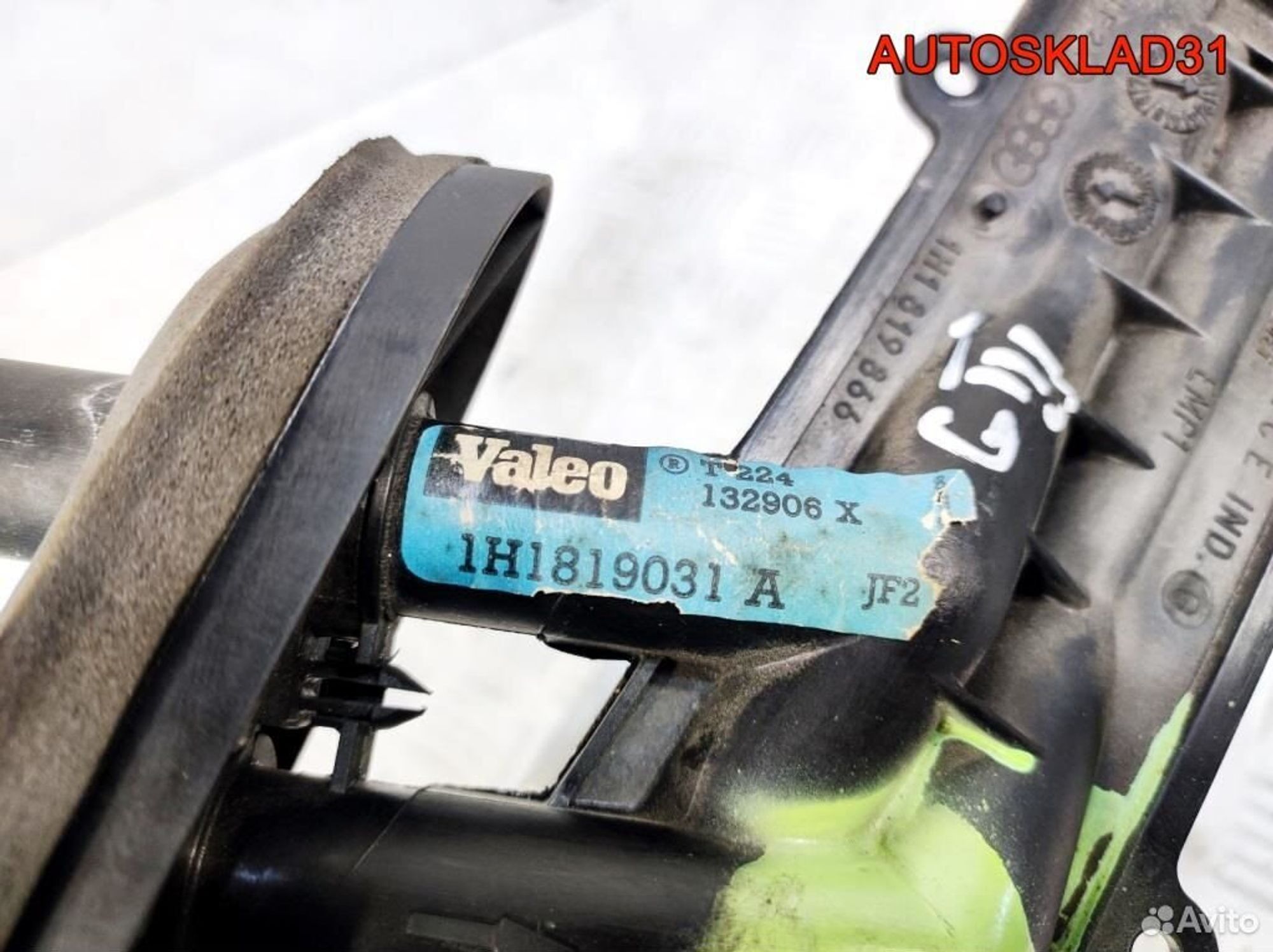 Радиатор отопителя Volkswagen Golf 3 1H1819031A, 900 рублей, Дубовое