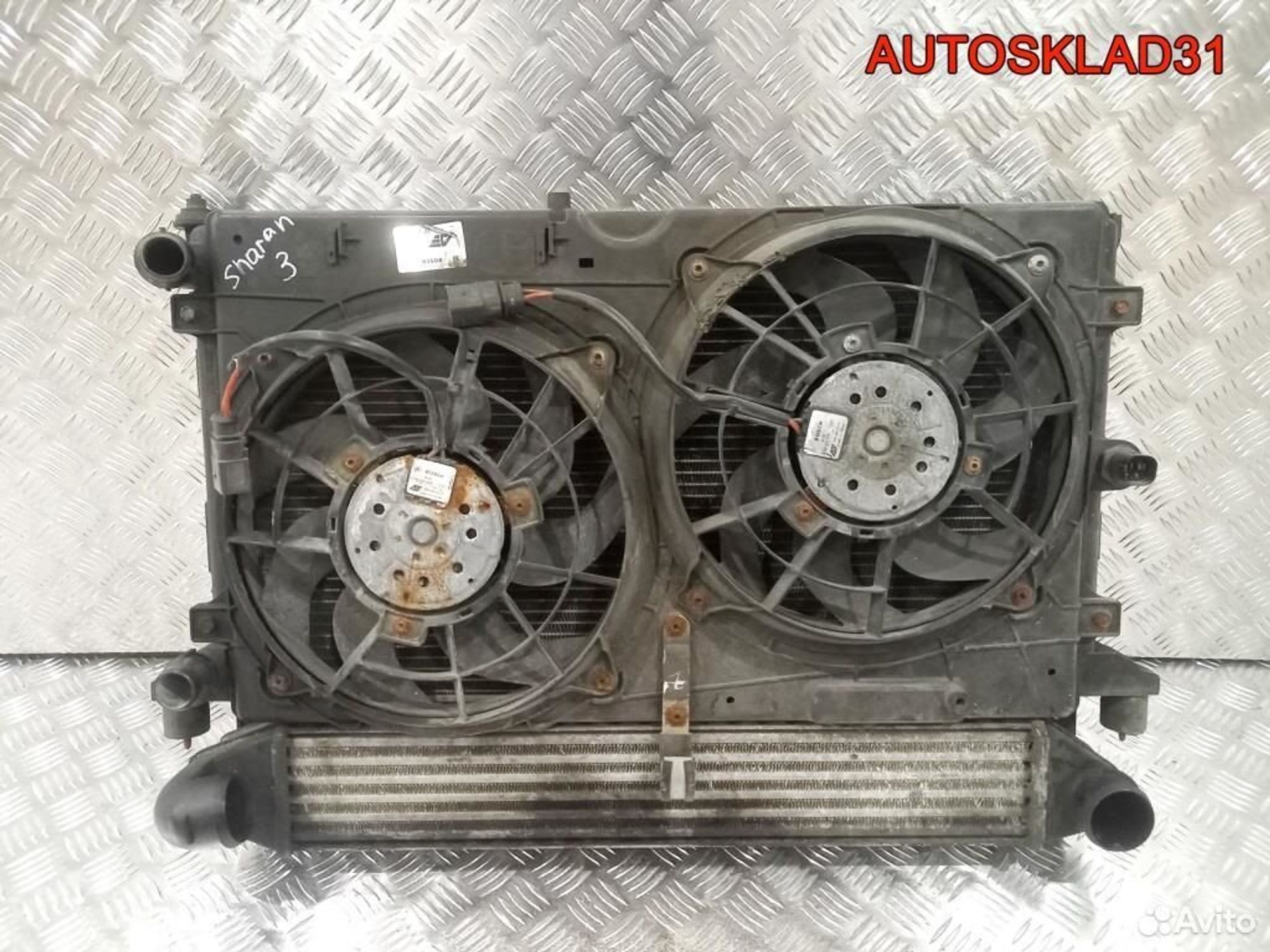 Радиатор основной в сборе VW Sharan 7M3121253B, 12200 рублей, Дубовое