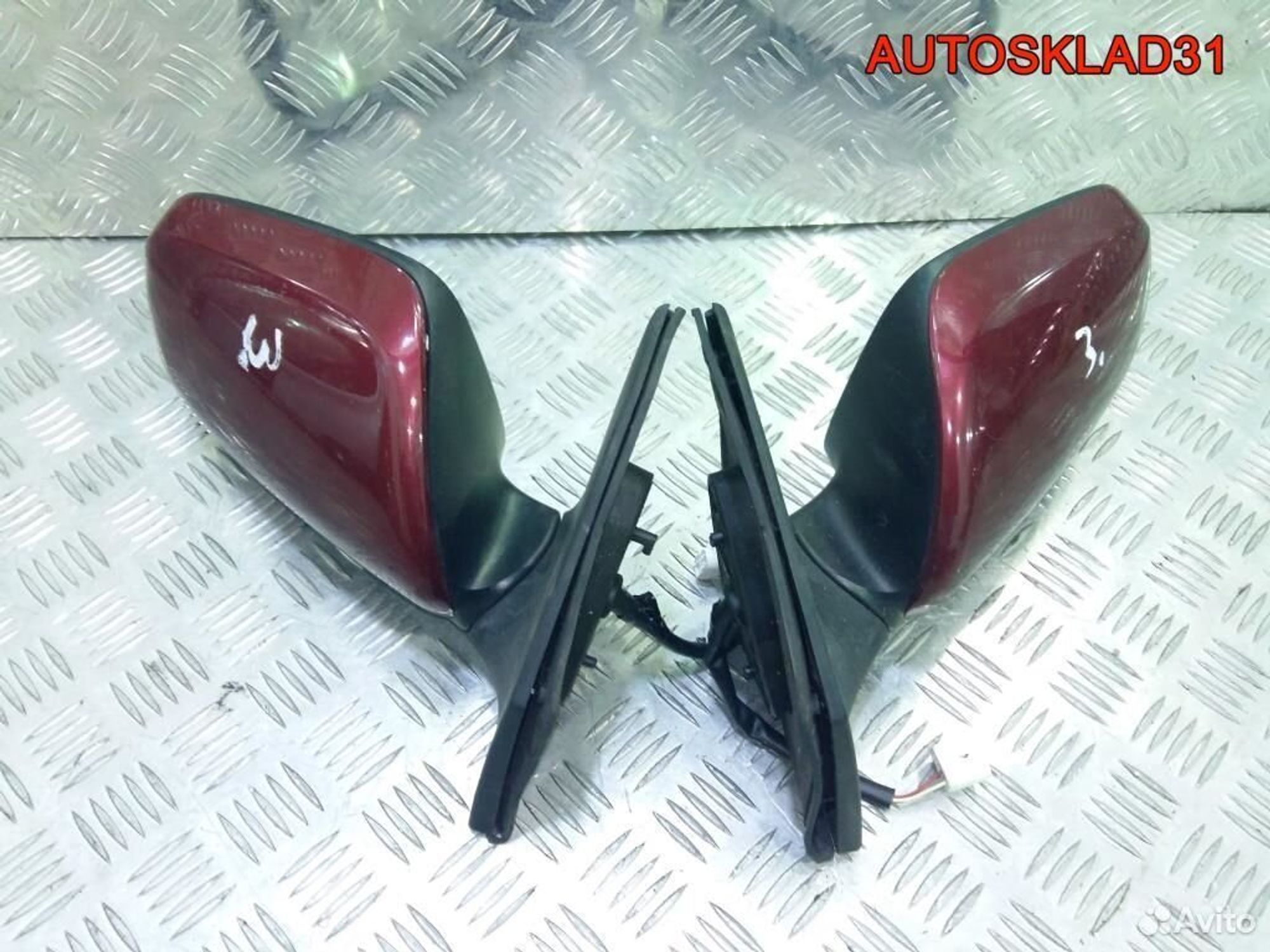 Зеркало заднего вида боковое Toyota Avensis 2, 2100 рублей, Дубовое